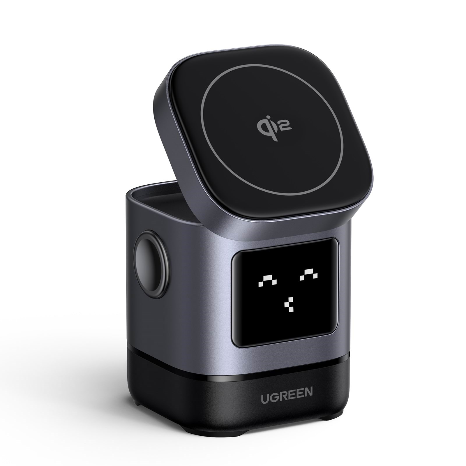 Ugreen Uno 2 In 1 Wireless Charger-qi2 15w Wireless Charging - Handys Adapter Und Ladegeraete 45775-ug