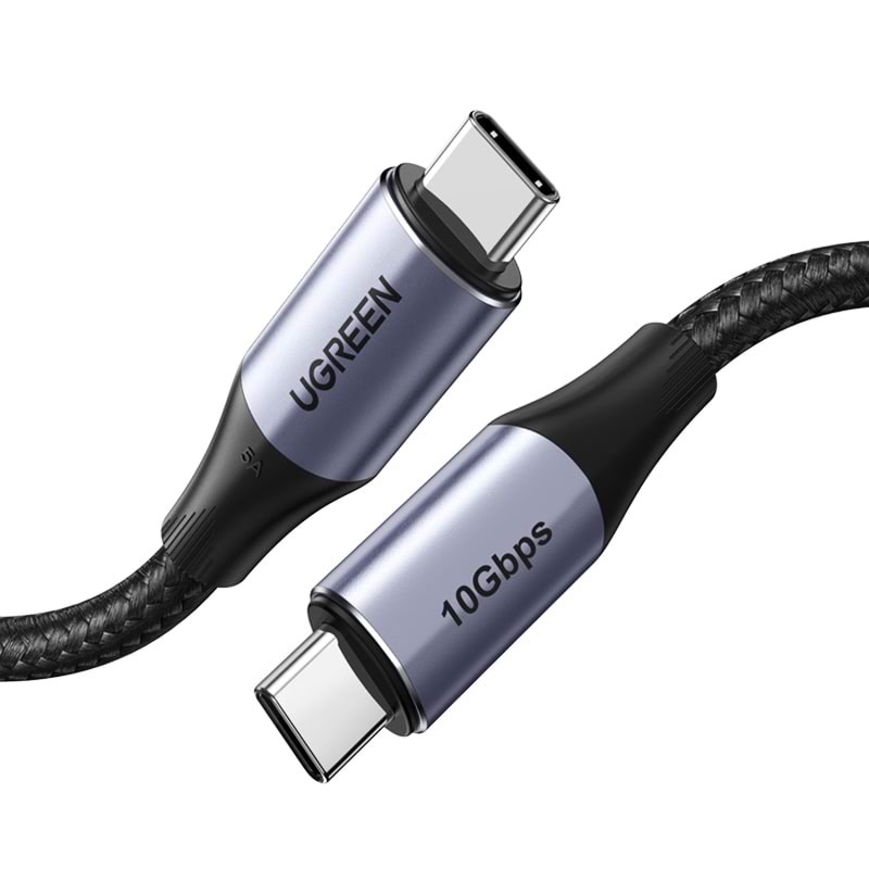 Ugreen Usb-c Usb-c - 1m - Sort - Usb Kabel Schwarz 80150-ug