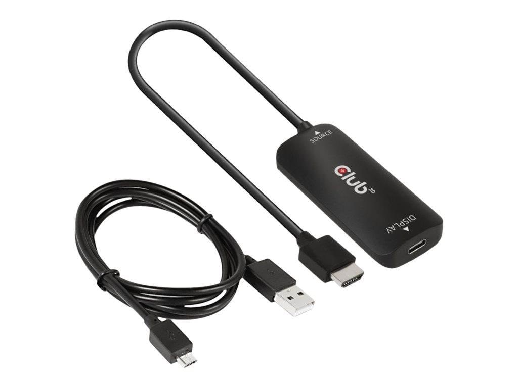 Club 3D Adapter - 26 cm - Display Kabel Schwarz Cac-1336