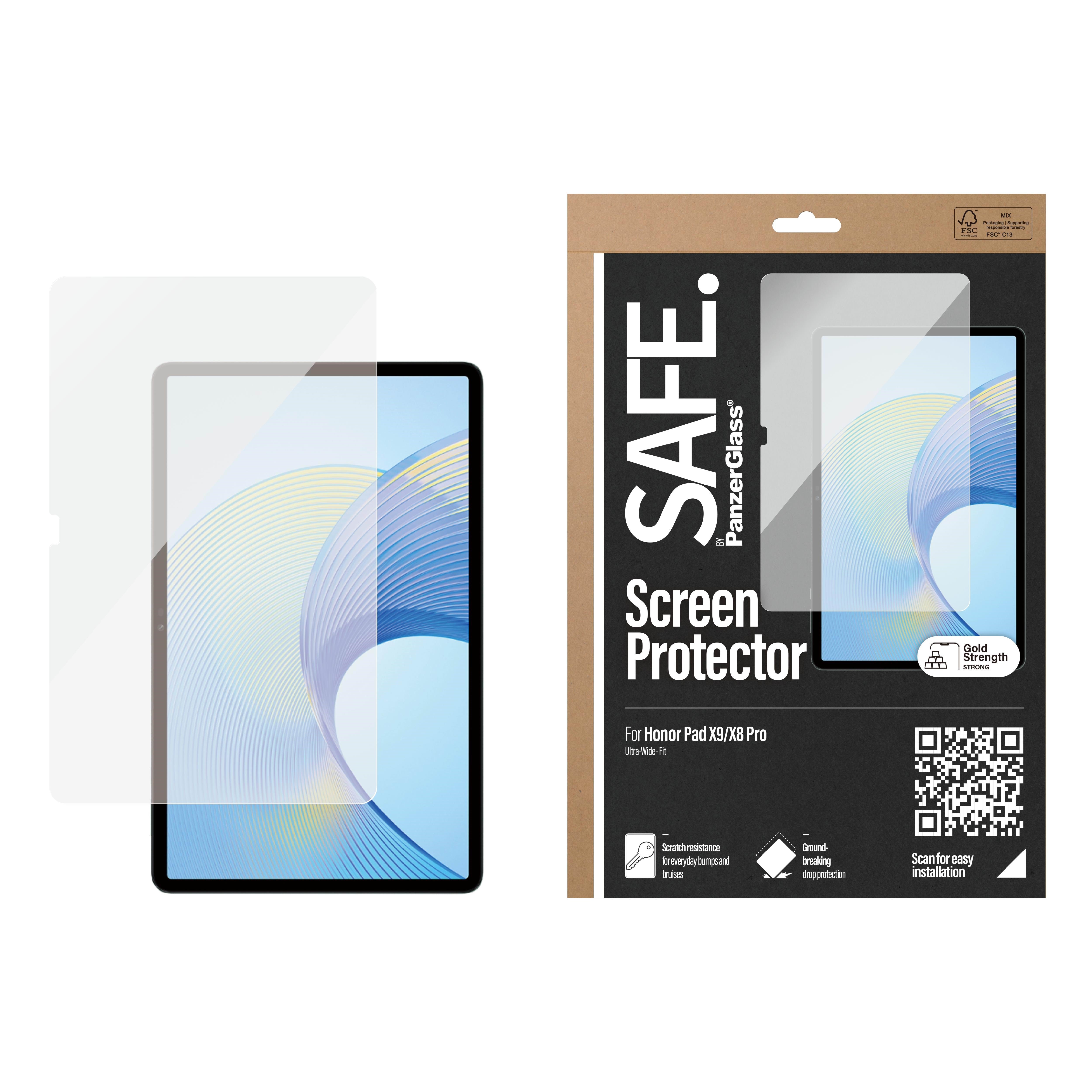 Safe by Panzerglass Screen Protector Honor Pad X9 | Ultra-wide Fit - Tablets Anderes Zubehoer