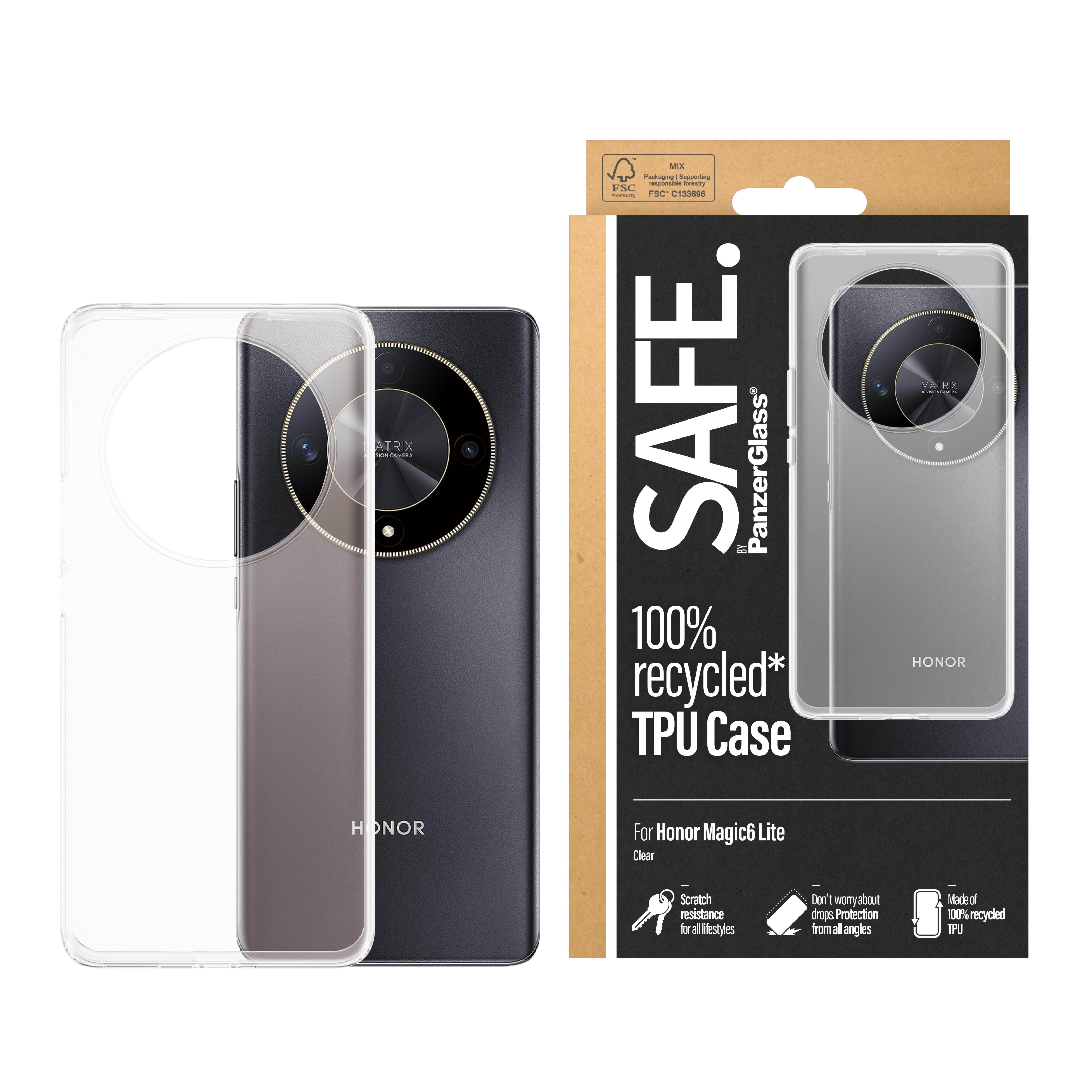 Safe by Panzerglass Tpu Case Honor Magic6 Lite - Handys Cover Cases