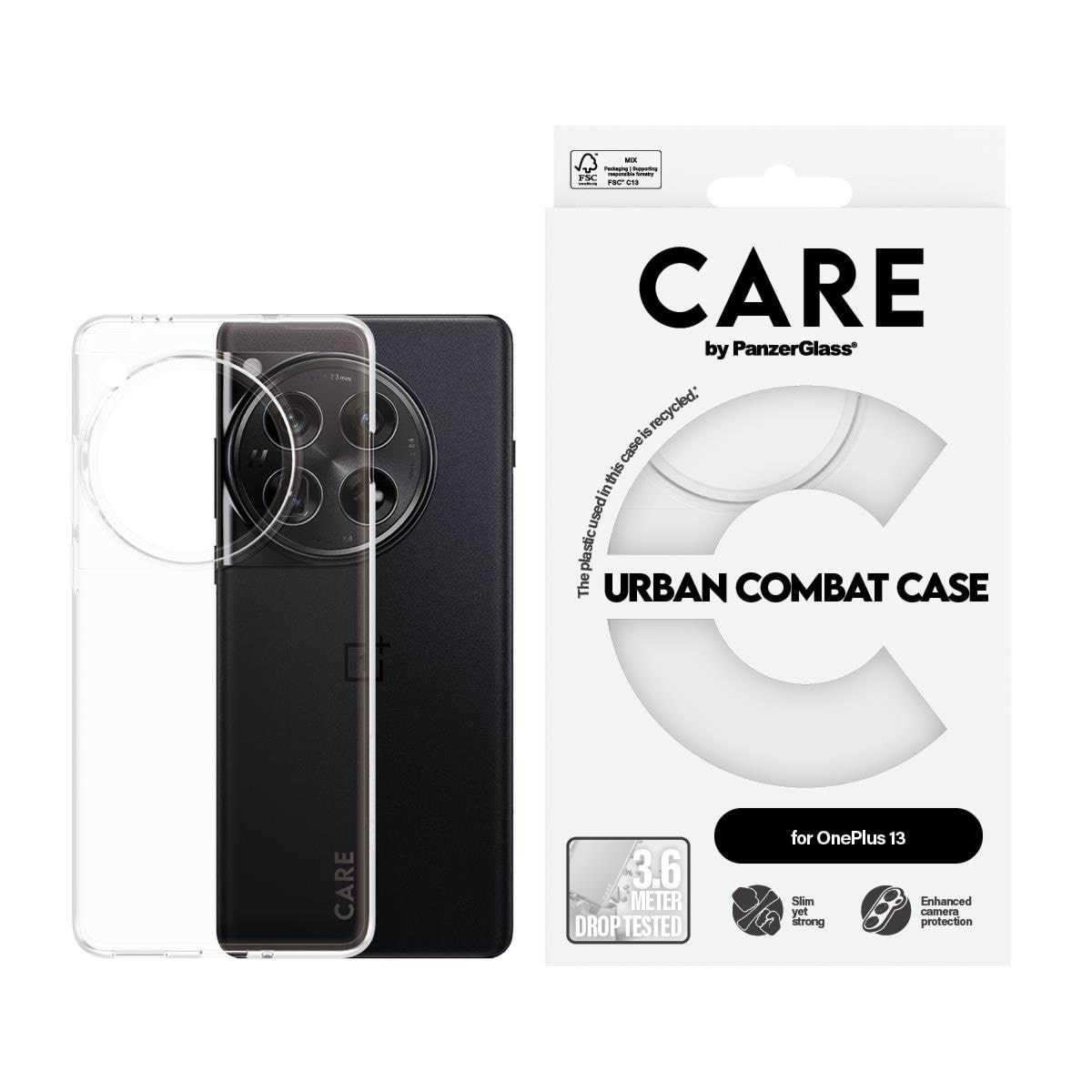 Care by Panzerglass Fashionable Case Transparent X-ray Soft Basic Oneplus 13 - Handys Cover Cases Crrfaxrg17669