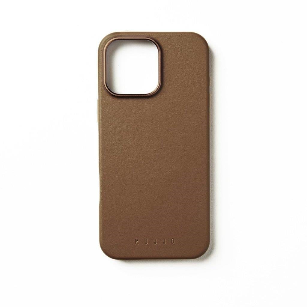Mujjo Leather Case For Iphone 16 Pro Max - Tan - Handys Cover Cases Mujjo-cl-055-tn