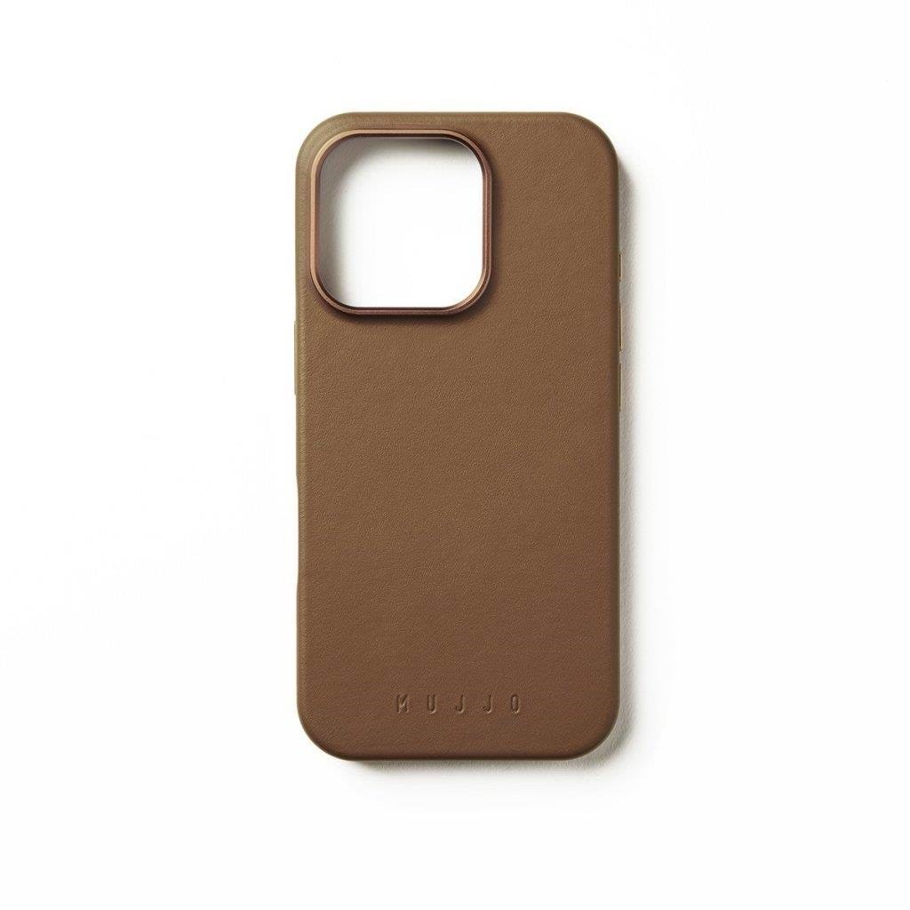 Mujjo Leather Case For Iphone 16 Pro -Tan - Handys Cover Cases