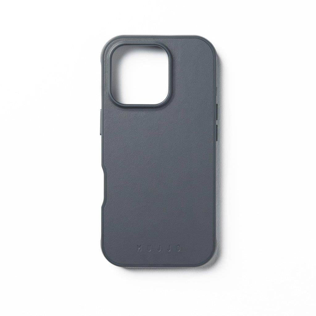 Mujjo Shield Case For Iphone 16 Pro - Steel Blue - Handys Cover Cases
