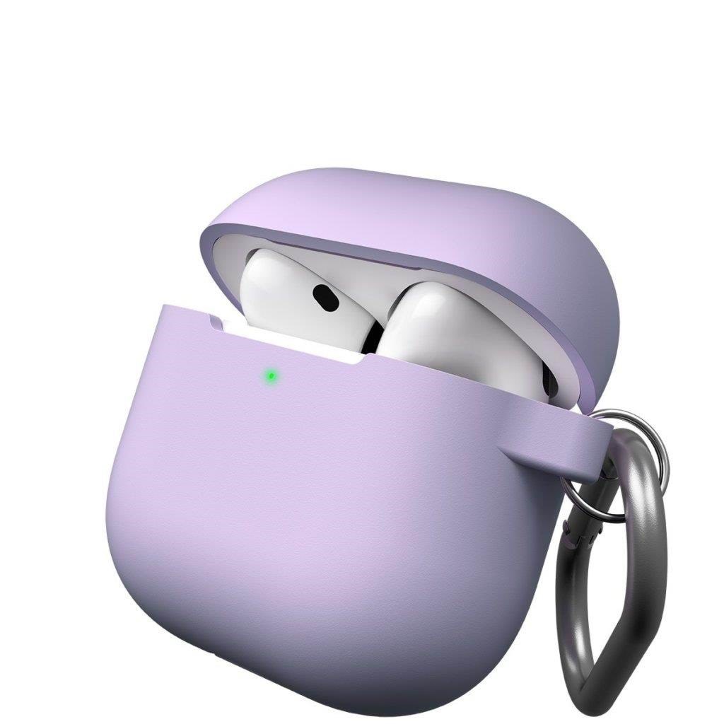 Kopfhörer - Keybudz Elevate Series Keychain For Airpods 4:th Gen - Lavender - Kopfhoerer/headsets Lila Ap4_S8_Lvd