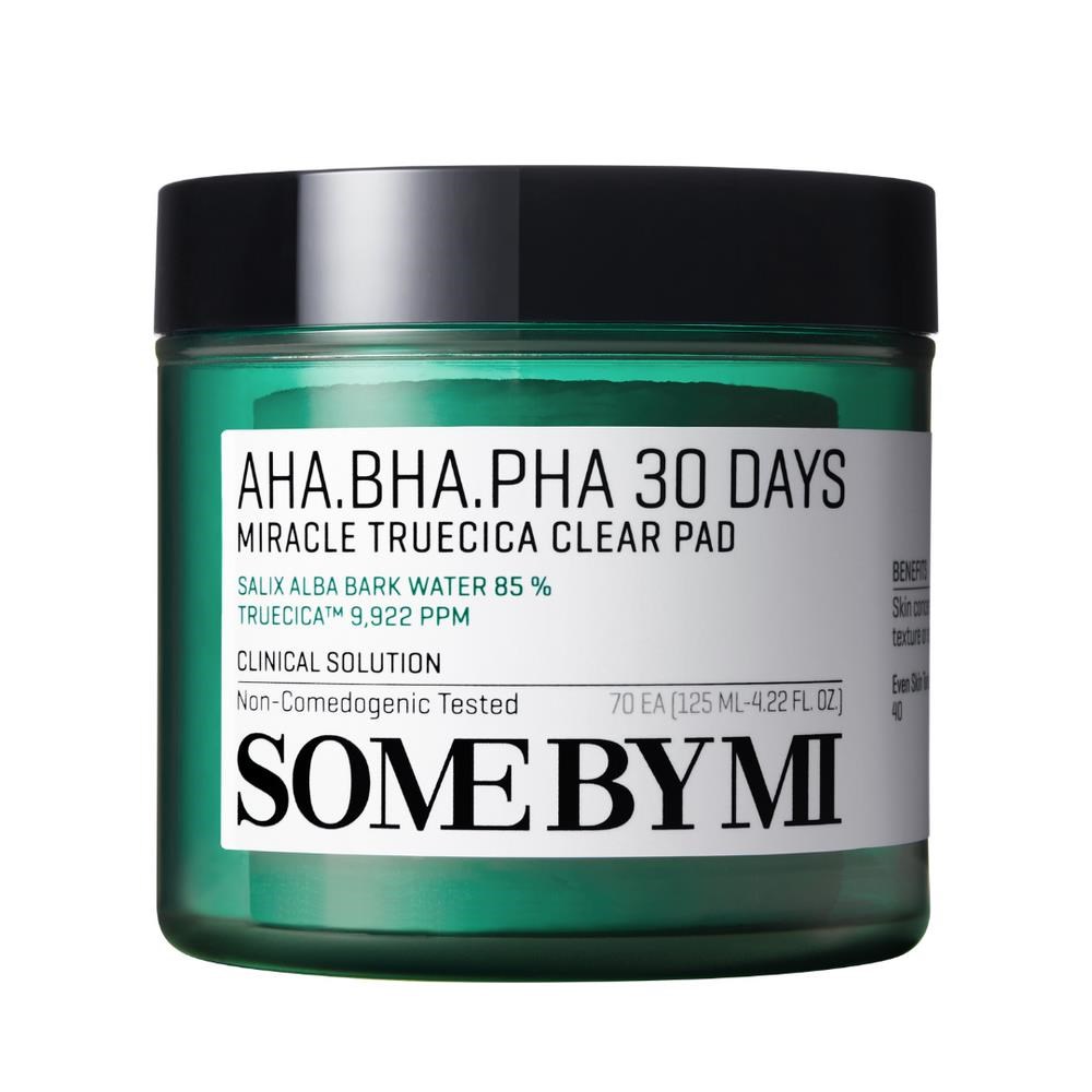Some BY MI Aha Bha Pha 30 Days Miracle Truecica Clear Pad 70 Pads / 125ml - Gesichtspflege 8809647390671