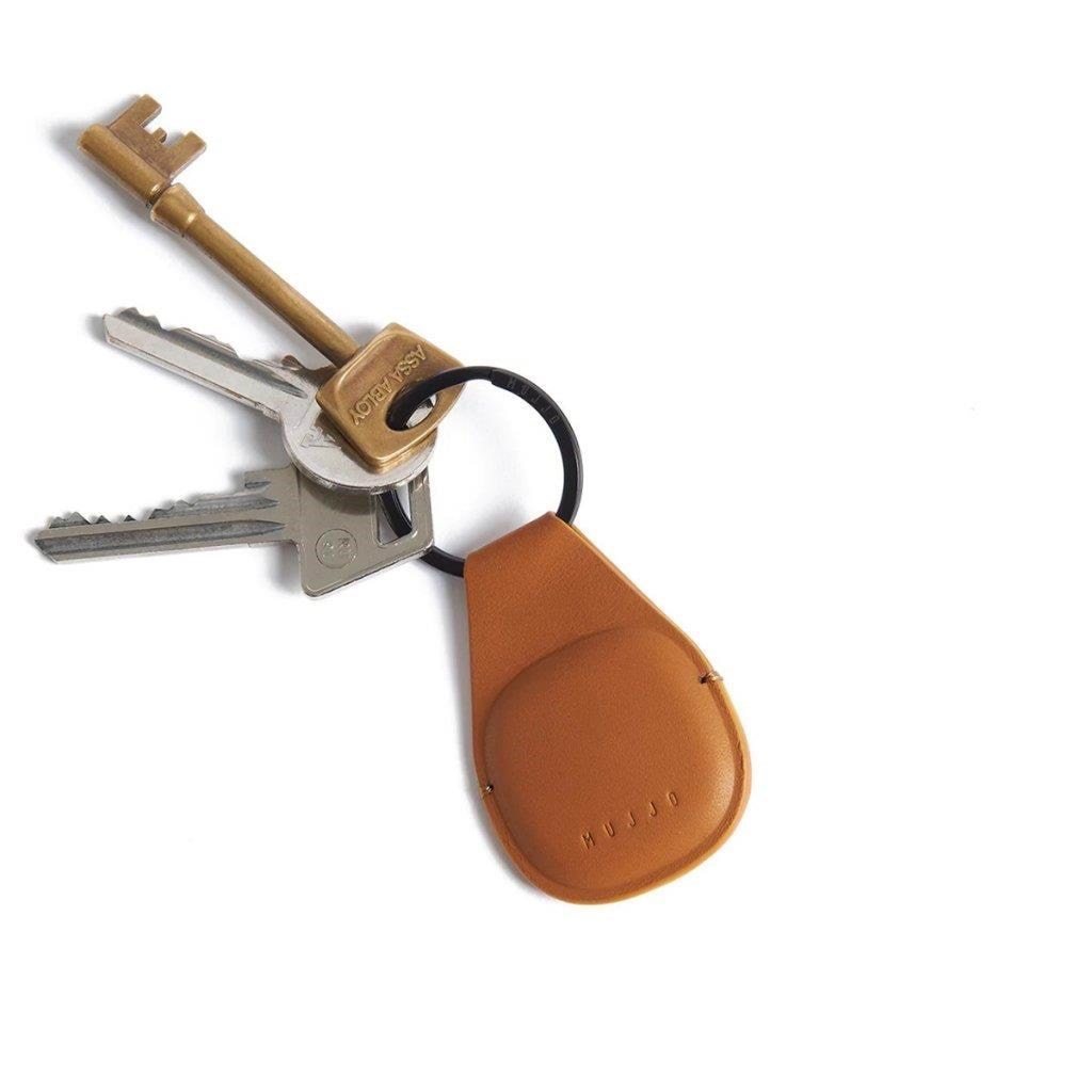 Mujjo Canopy Keychain For Airtag - Tan - Handys Anderes Zubehoer