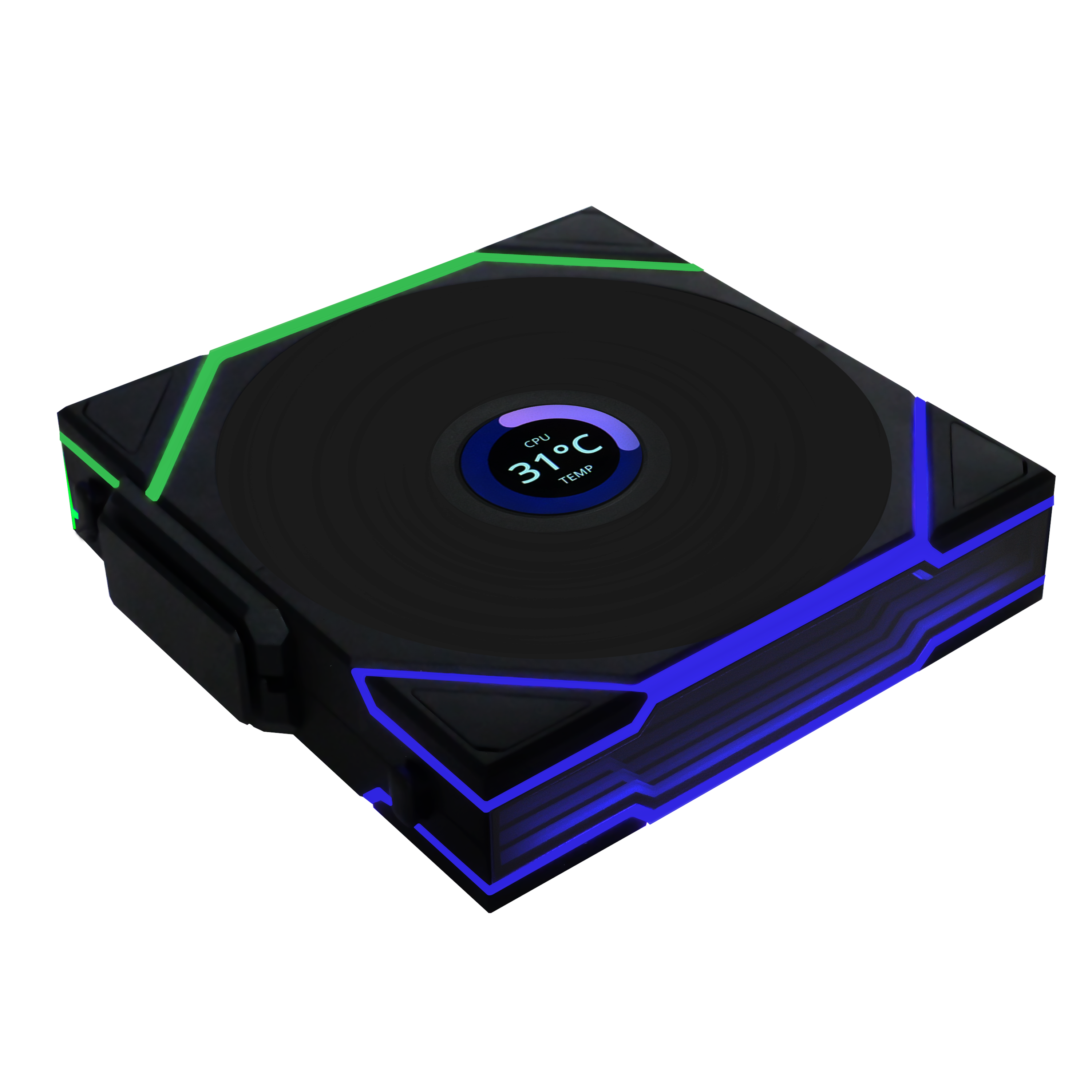 Lian Li Uni Fan TL Wireless Lcd Reverse - Gehäuselüfter - 120mm - Schwarz Mit Rgb Led - 31 Dba - Gehaeuseluefter