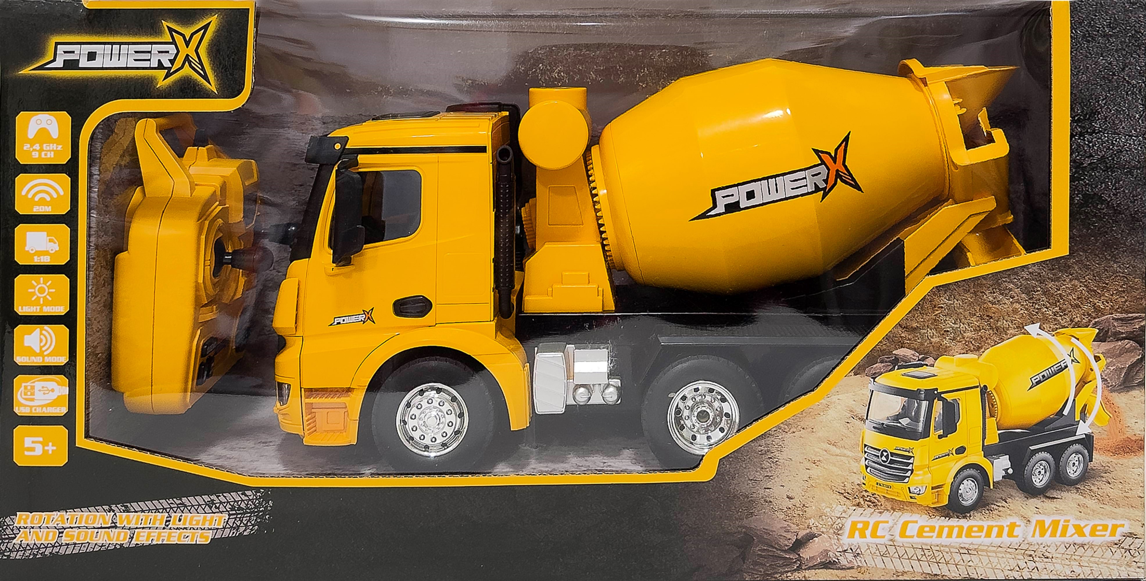 Power X RC Cement Mixer - Spielzeug 20343