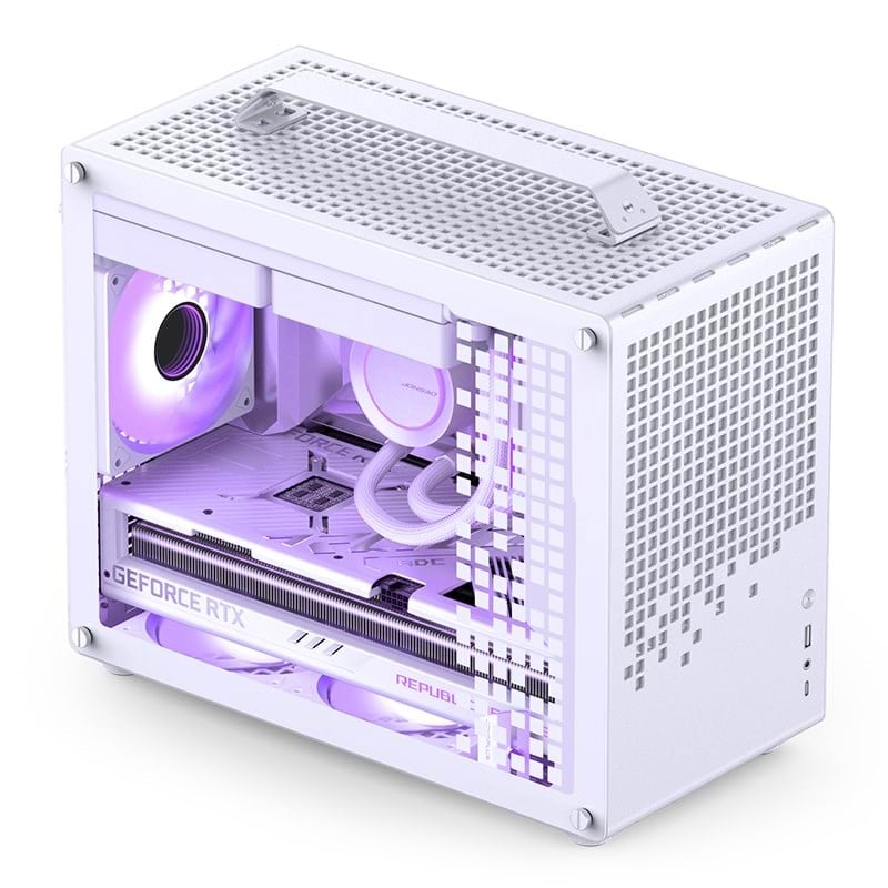 Jonsbo Z20 Micro-atx White - Gehäuse - Minitower - Weiß - Gehaeuse