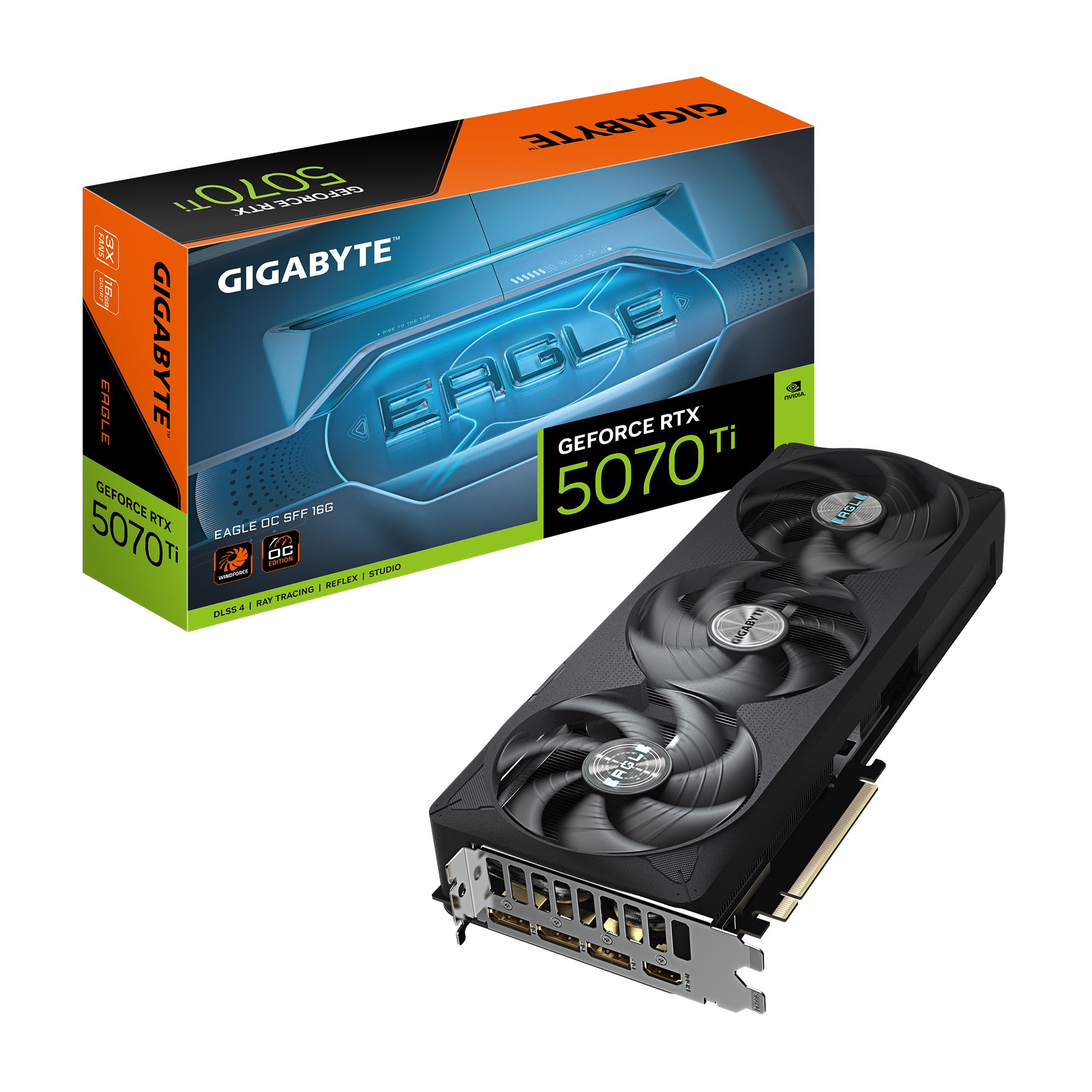 Gigabyte Geforce Rtx 5070 Ti Eagle OC - 16gb Gddr7 Ram - Grafikkarte