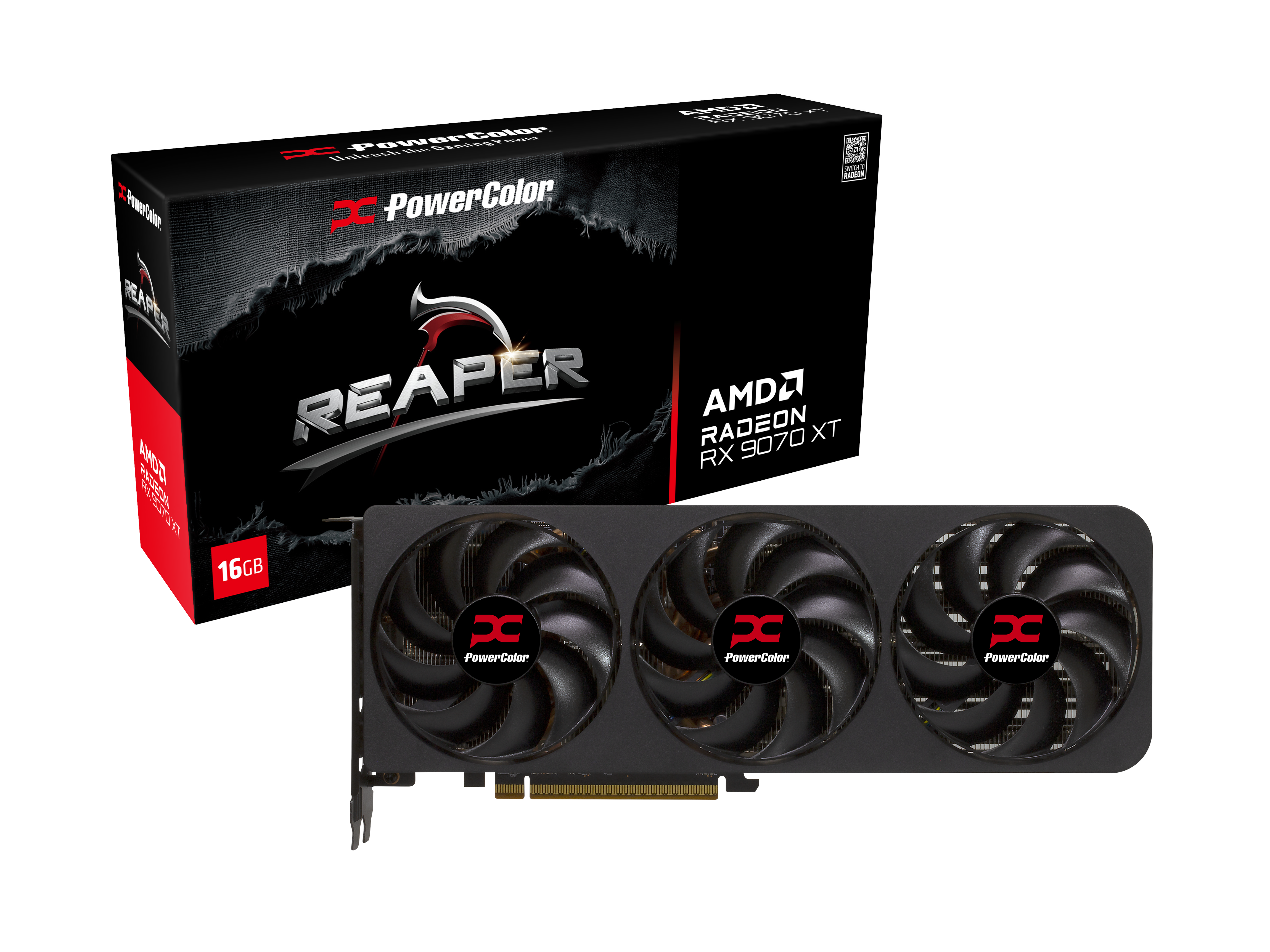 Powercolor Radeon RX 9070 XT Reaper - 16gb Gddr6 Ram - Grafikkarte