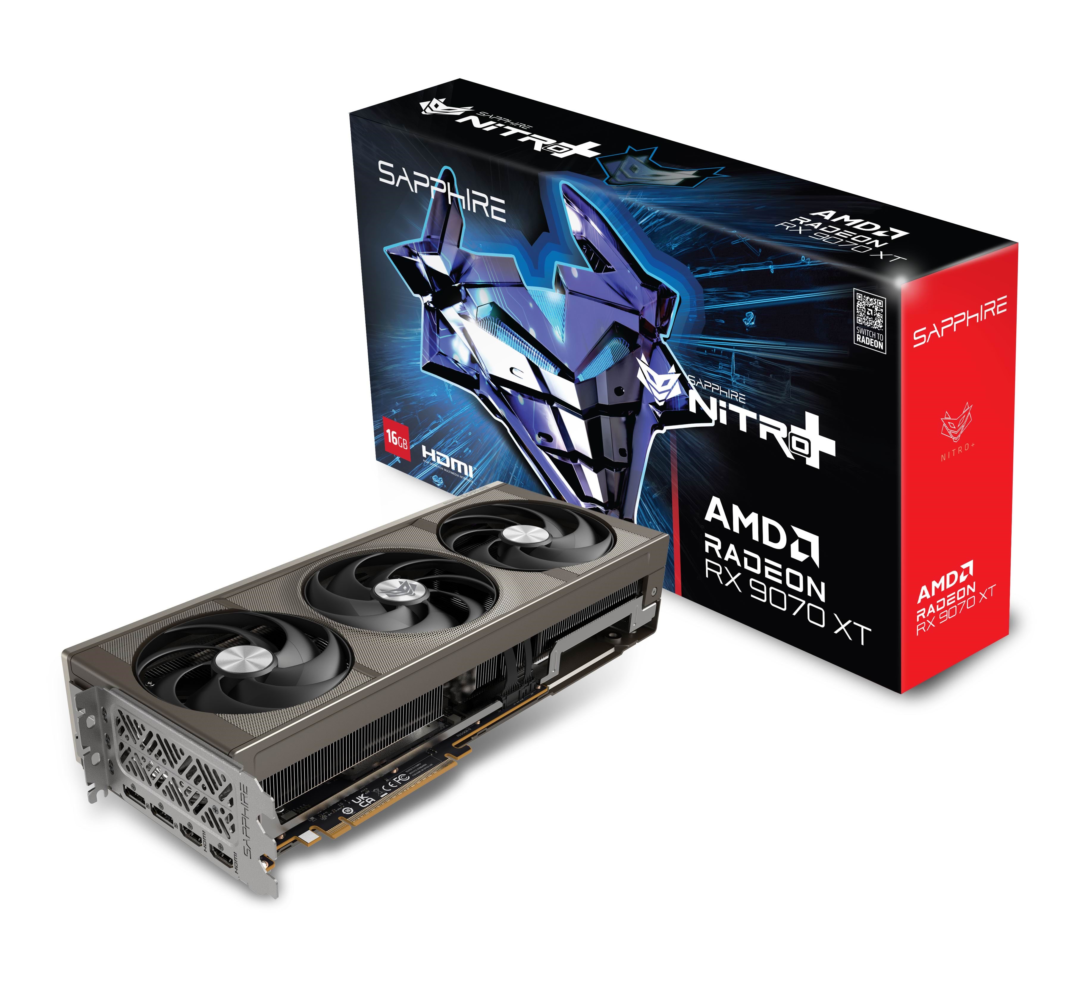Sapphire Radeon RX 9070 XT Nitro+ - 16gb Gddr6 Ram - Grafikkarte