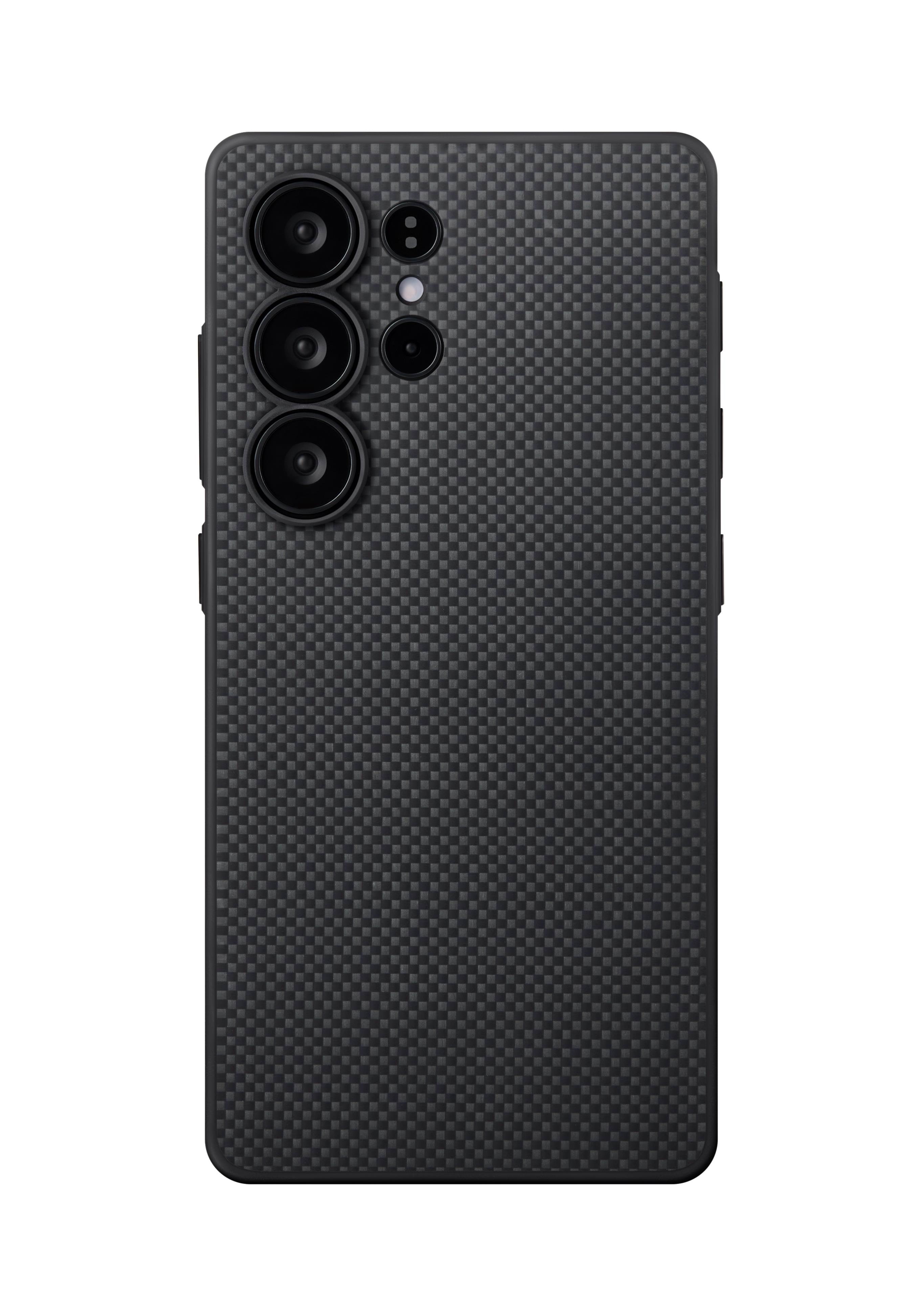 Pitaka Pin Button Case Black/grey Plain - Samsung Galaxy S25 Ultra - Handys Cover Cases Pbs2501u