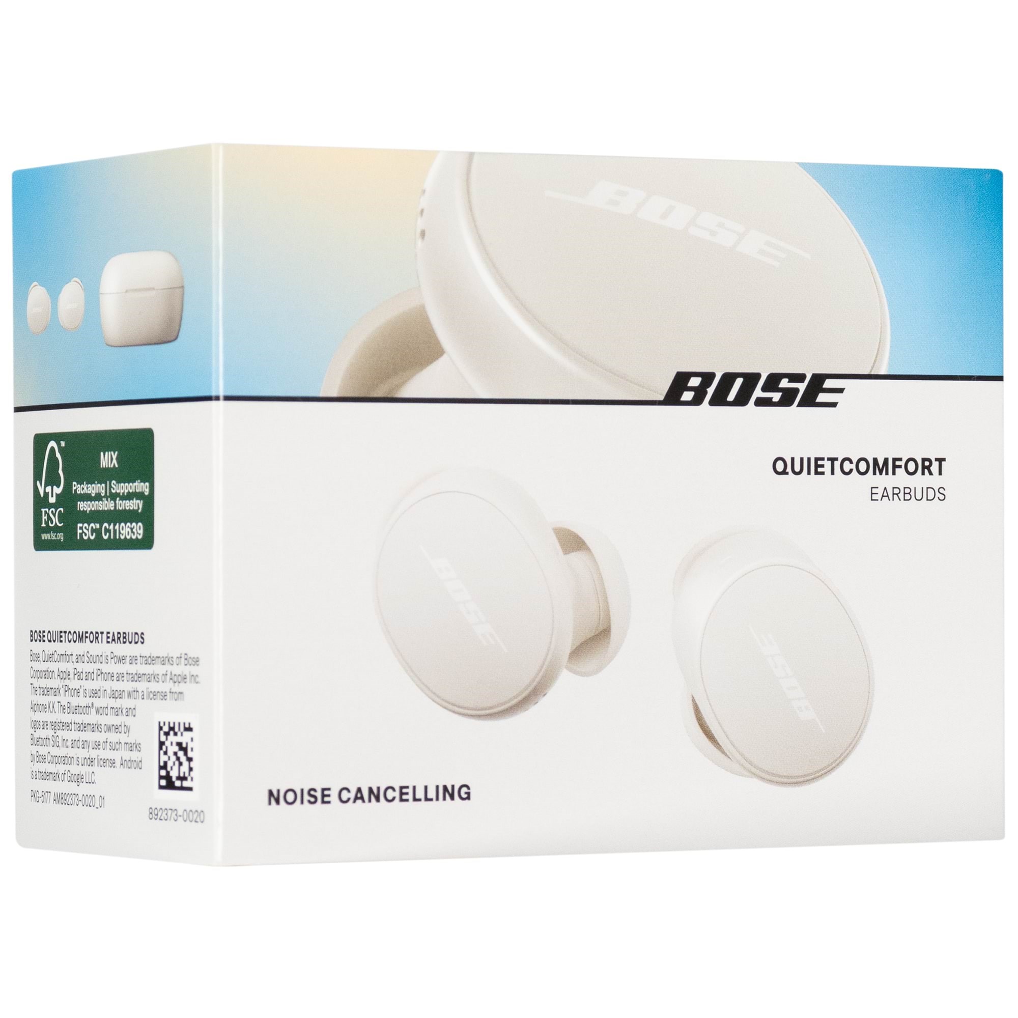 Kopfhörer - Bose Quietcomfort Earbuds - White Smoke - Kopfhoerer/headsets 888507-0200