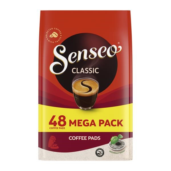 Senseo Pads Classic Mega Pack - 48 Pcs - Kaffeezubereitung Rot 4056650