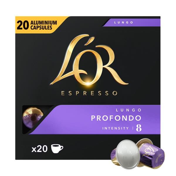 L'or Capsules Profundo - 20 Pcs - Kaffeezubereitung Schwarz 4018192