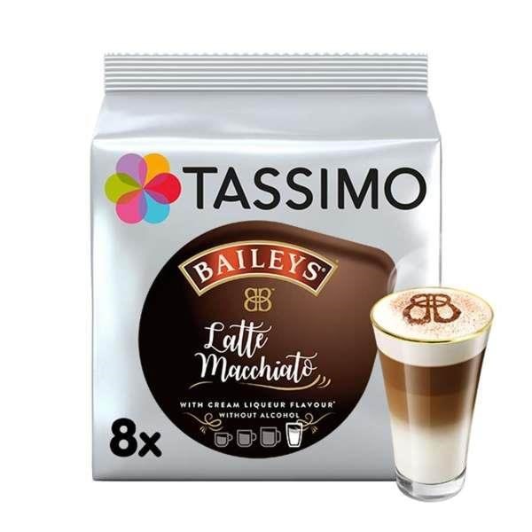 Tassimo Pods Baileys Latte Macchiato - 8 Pcs - Kaffeezubereitung Silber 4041505