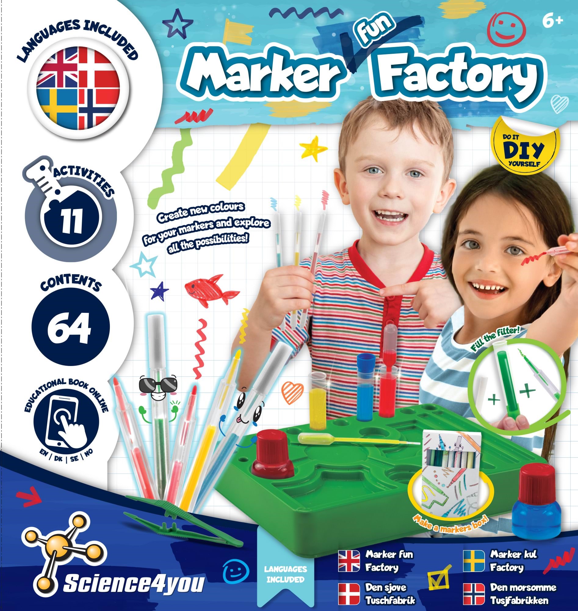Science4you Marker Fun Factory - Spielzeug