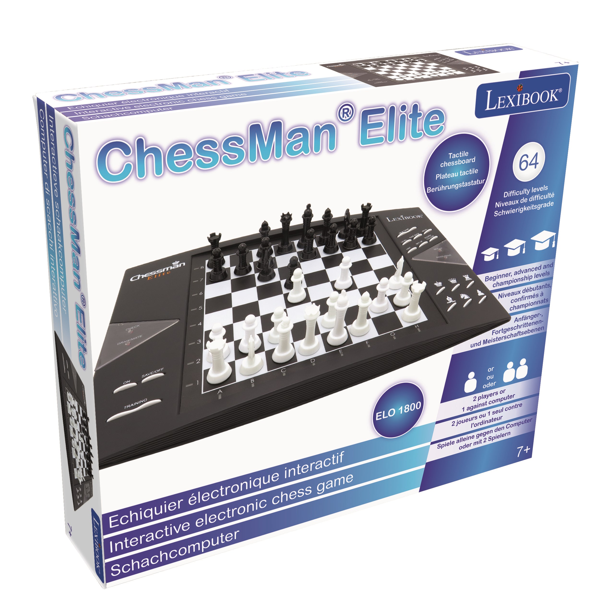 Chessman Elite Electronic Chess Game - Brettspiele 70092