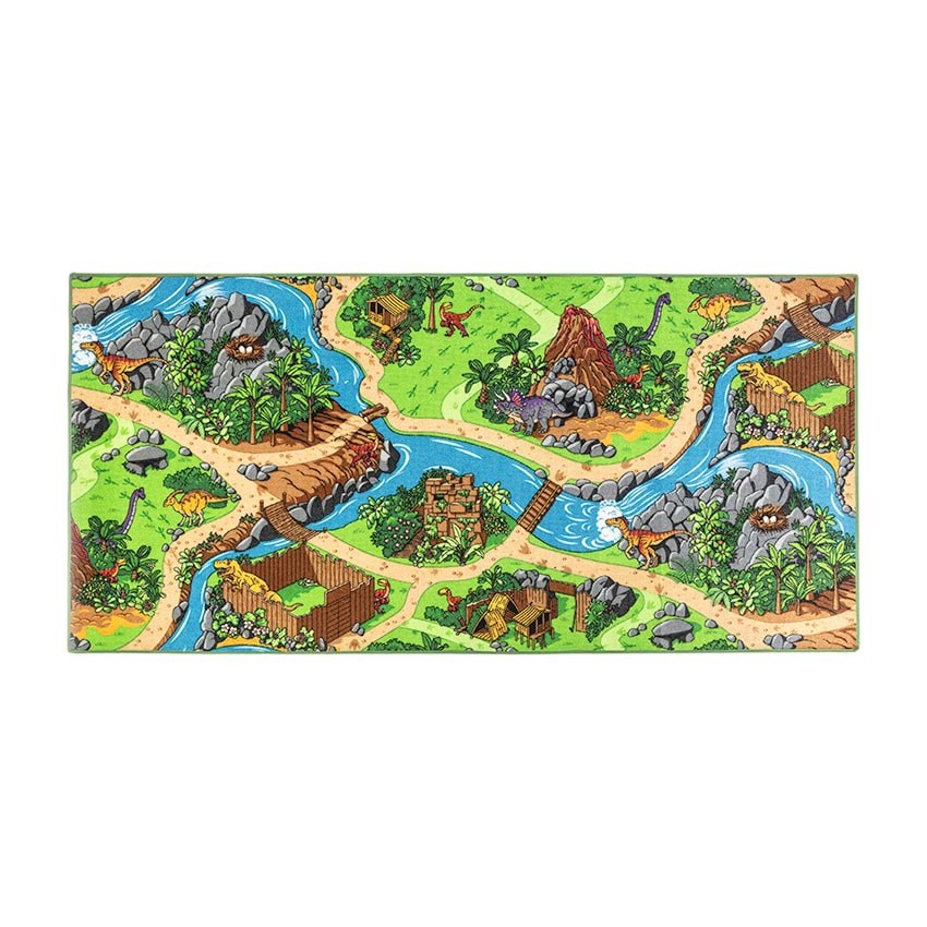 Rebel Roads Legetæppe - Dino Verden - 95 x 200 cm - Kinderzimmer 307004