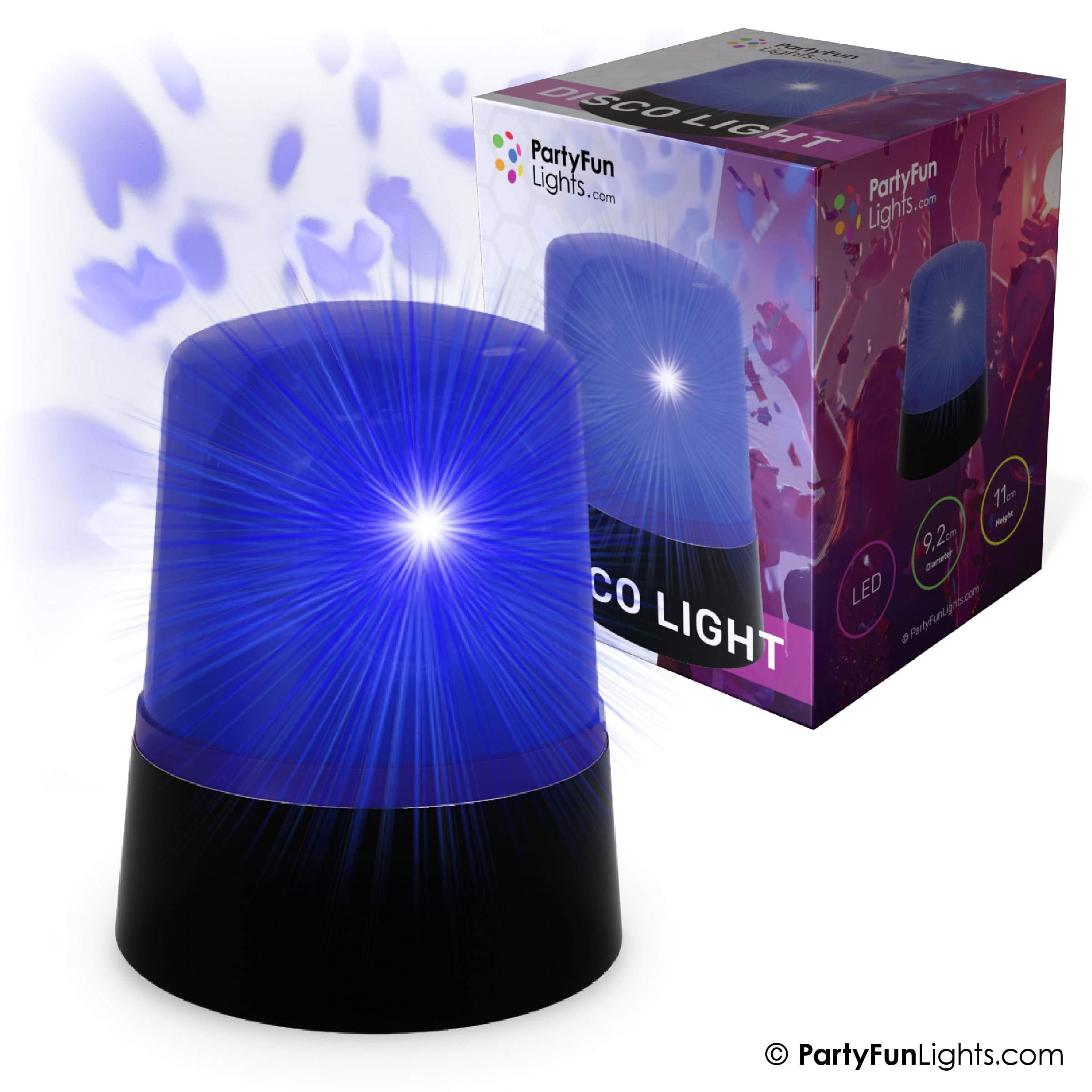 Party Funlight Politi Lys Ø: 9.2cm - Musik