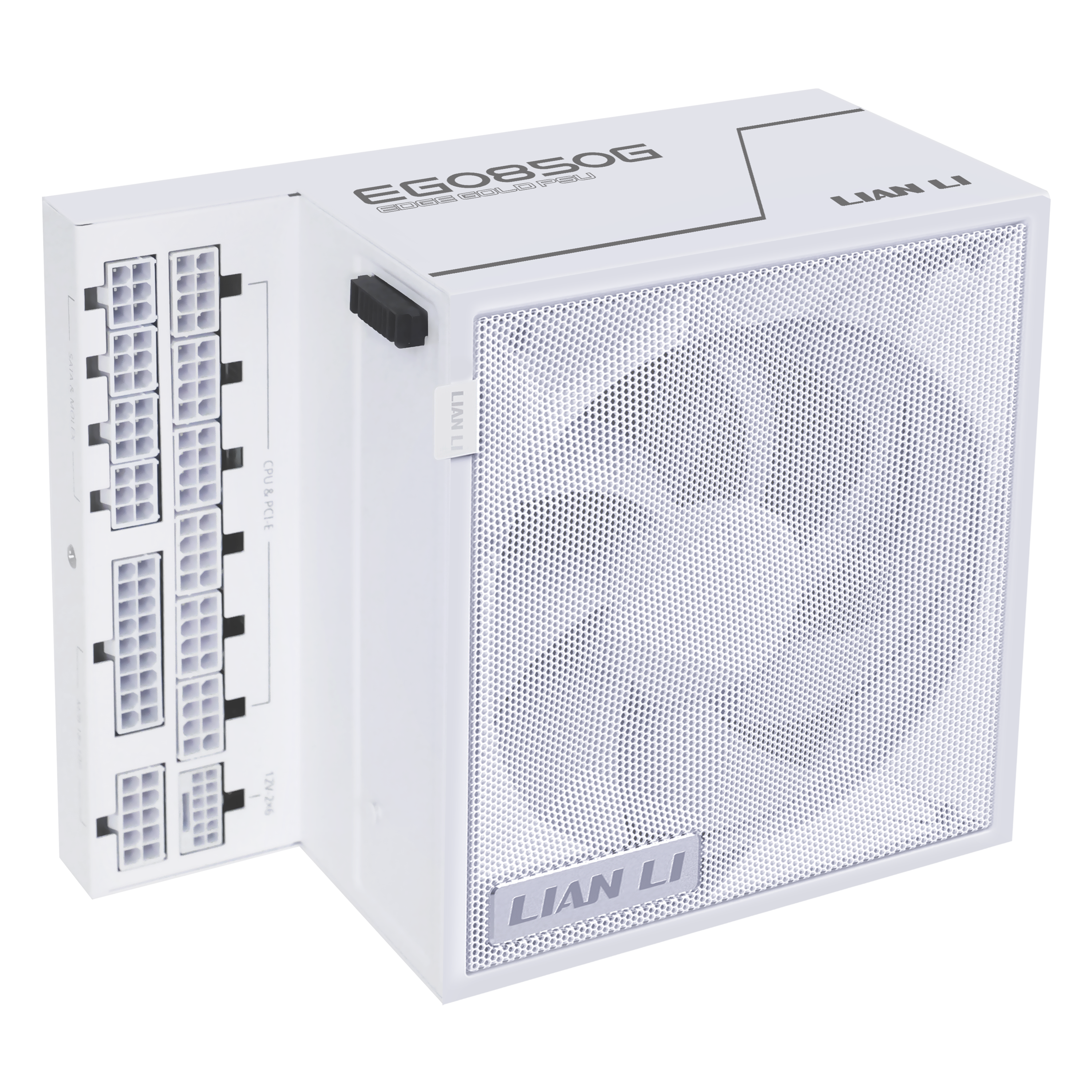 Lian Li Edge Gold 850w White Netzteile - 850 Watt - 120 mm - Atx 3.1 - 80 Plus Gold Zertifiziert
