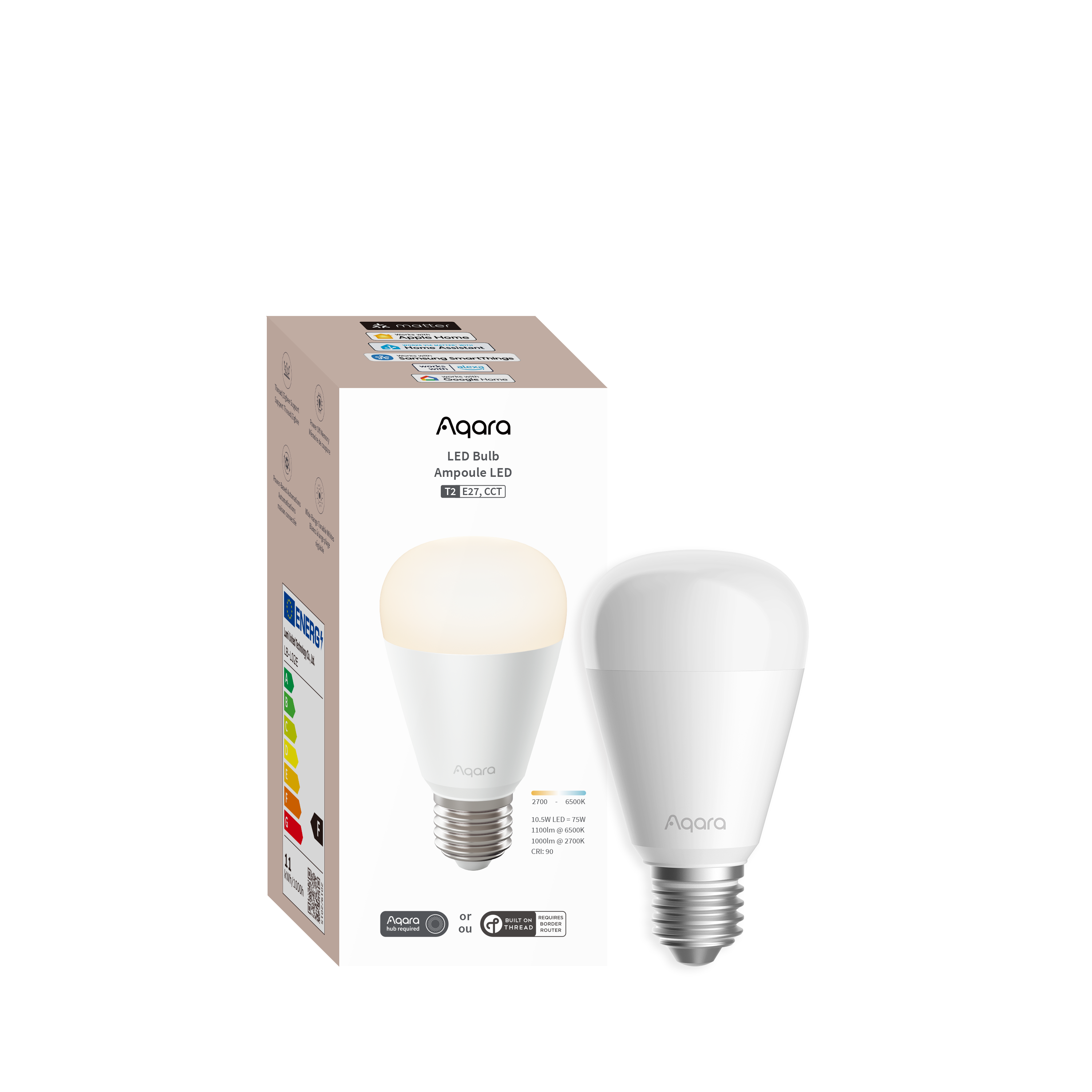 Aqara Led Bulb T2 (Cct E27) - Smart Home Lb-l02e