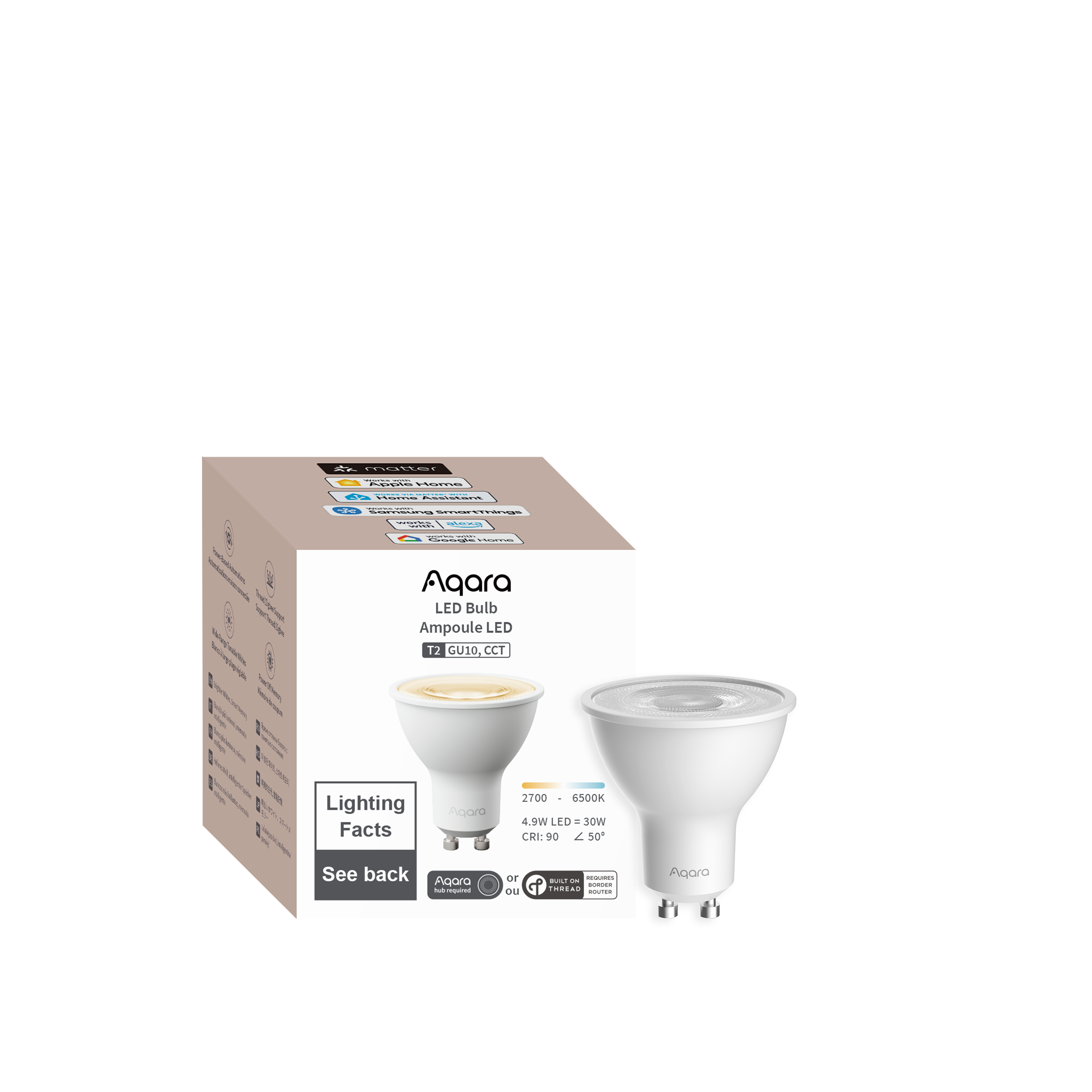 Aqara Led Bulb T2 (Rgb Cct Gu10) - Smart Home