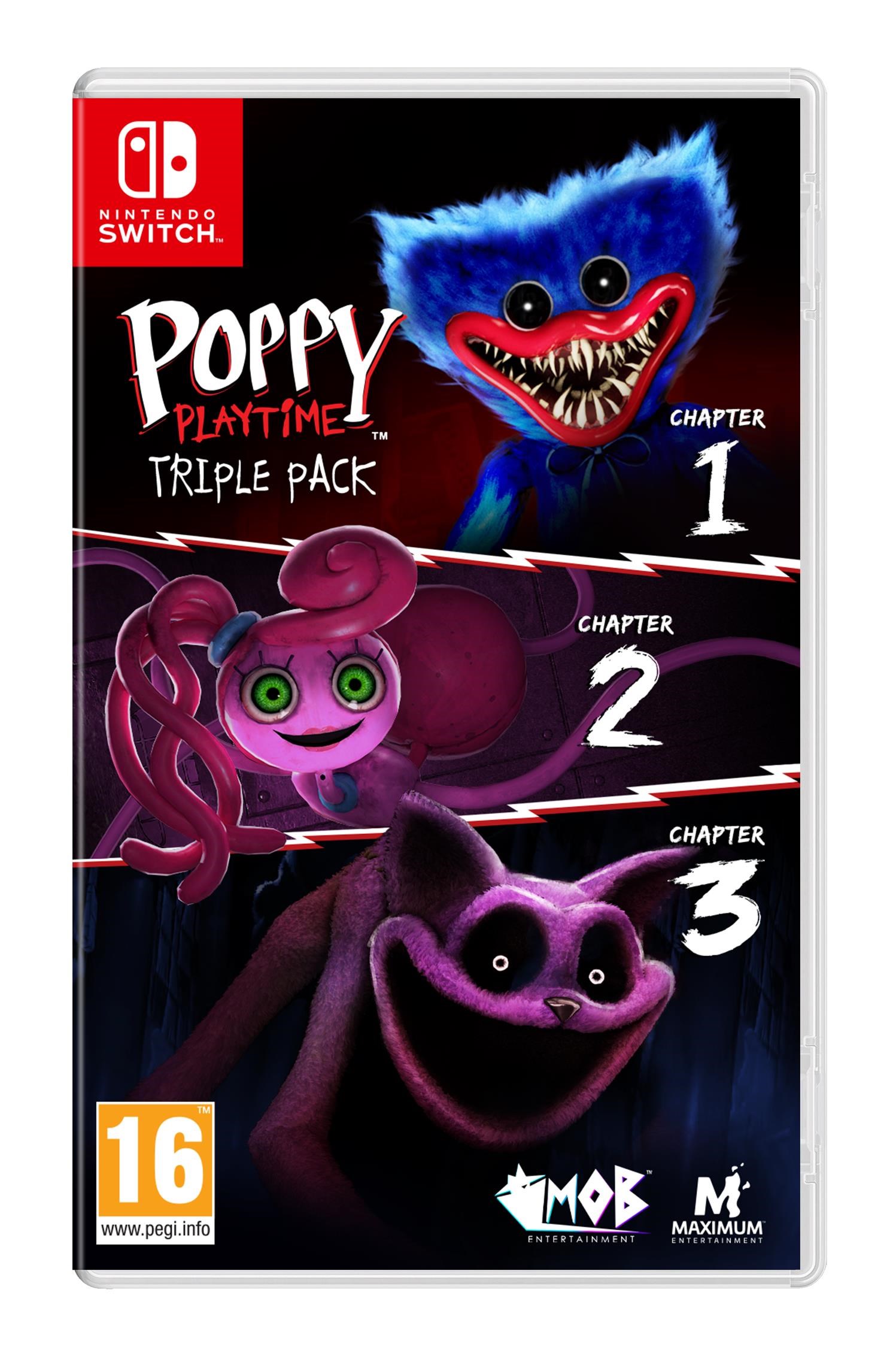 Poppy Playtime Triple Pack - Nintendo Switch - Horror - Pegi 16 - Spiele 5016488142489