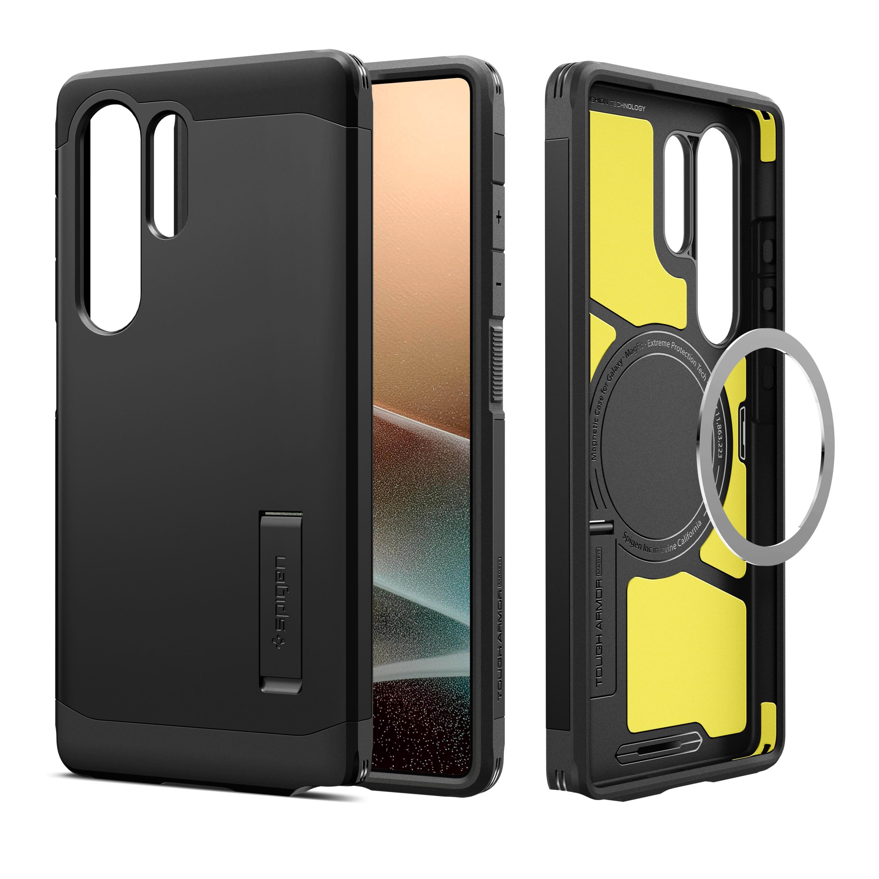 Spigen Tough Armor Magsafe - Black - Samsung Galaxy S25 Ultra - Handys Cover Cases
