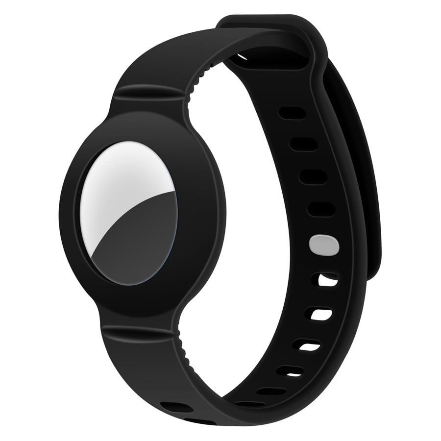Lippa Silicone Wristband For Airtag And Smart Finder Black - Handys Anderes Zubehoer Lpcover0048