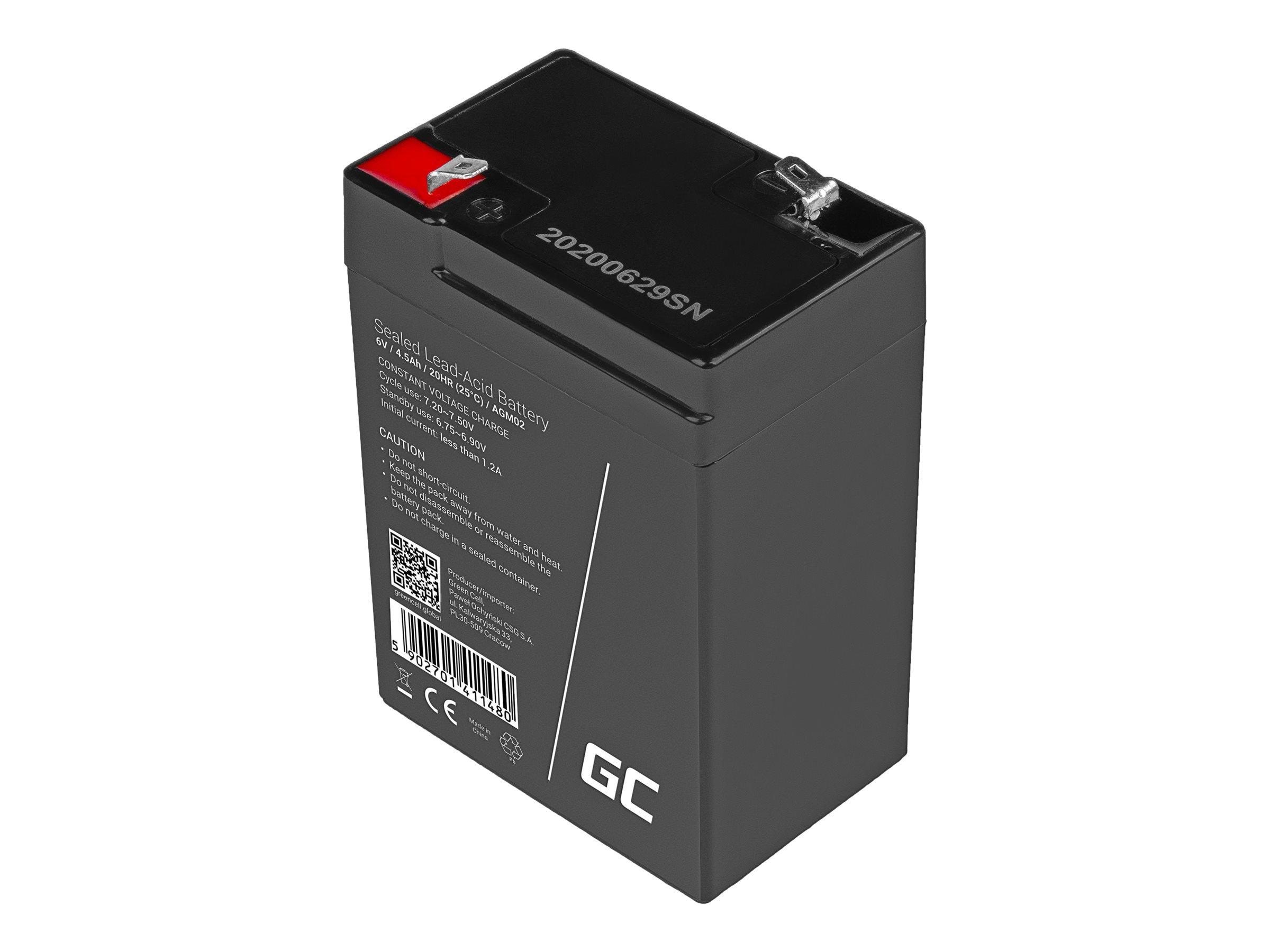 Green Cell Agm02 Agm 6v/4.5ah Sealed Lead-acid - Usvs
