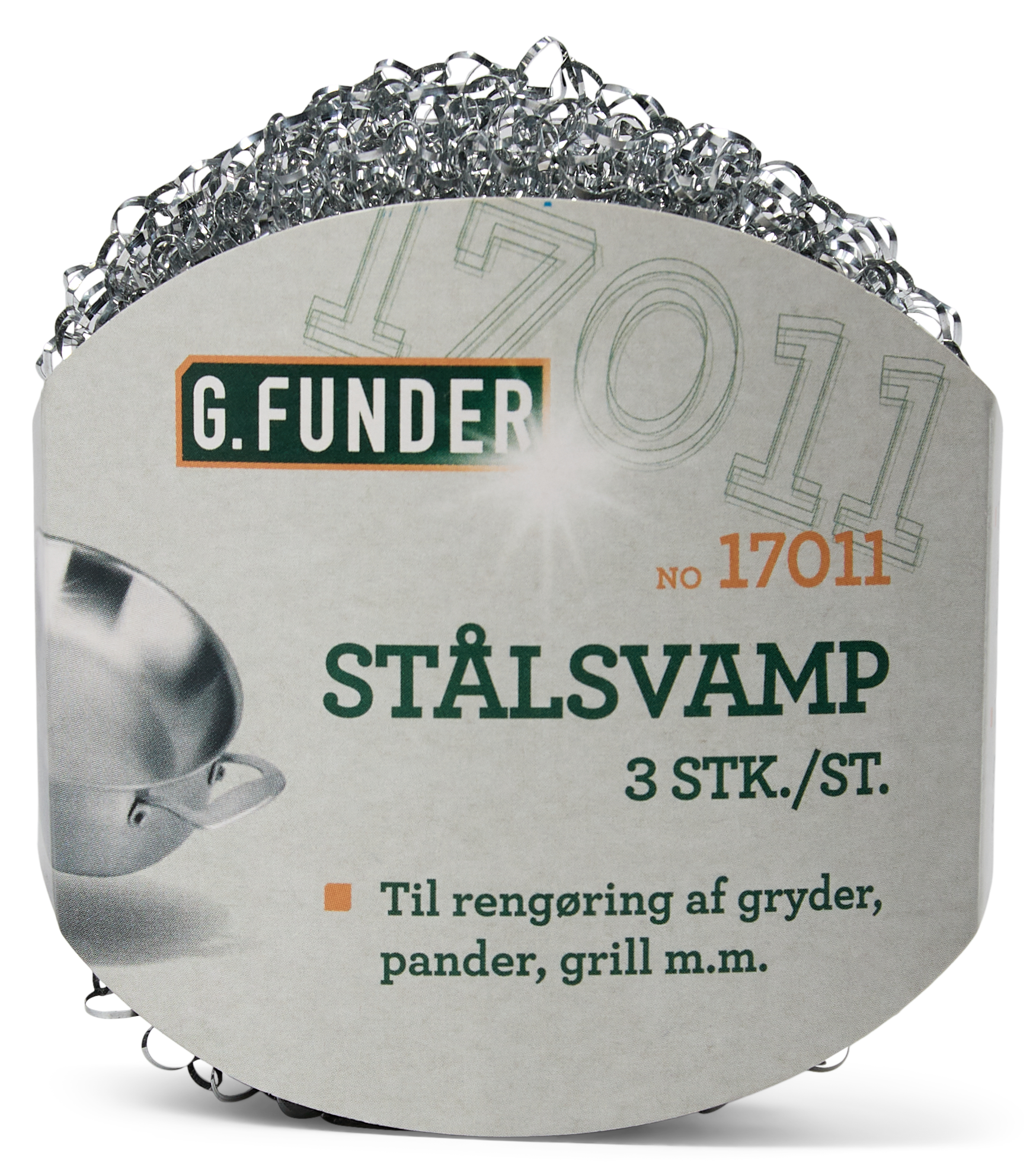 G.Funder Steel Sponge 3 Pcs. - Reinigung