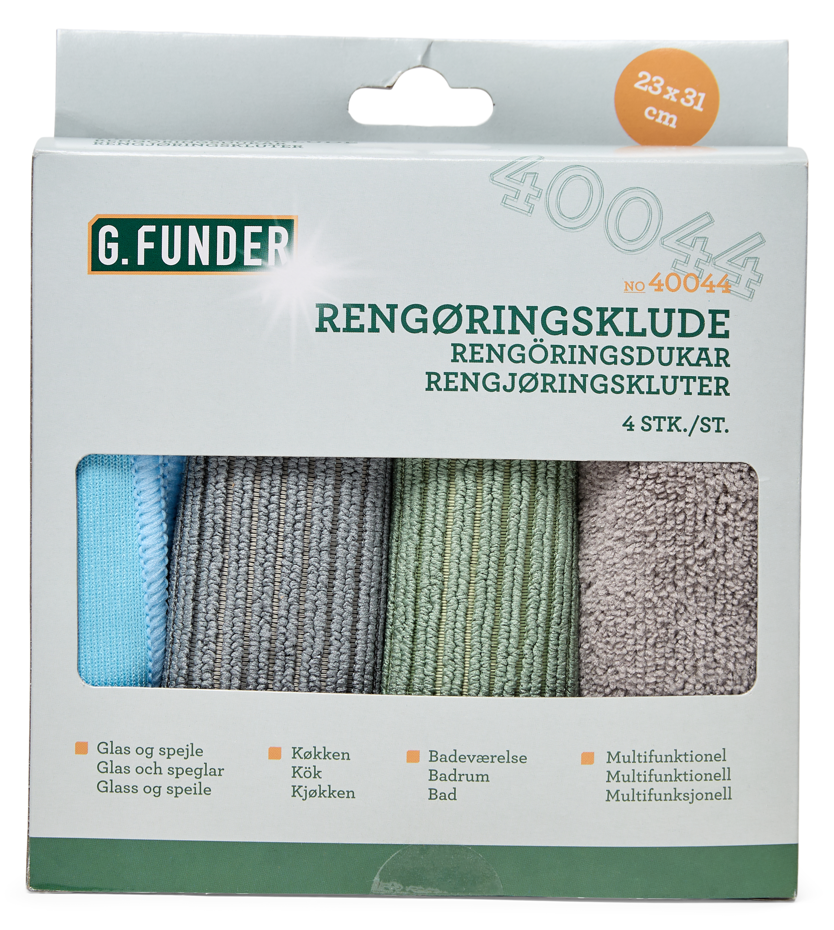 G.Funder Cleaning Cloths 4-pack - Reinigung