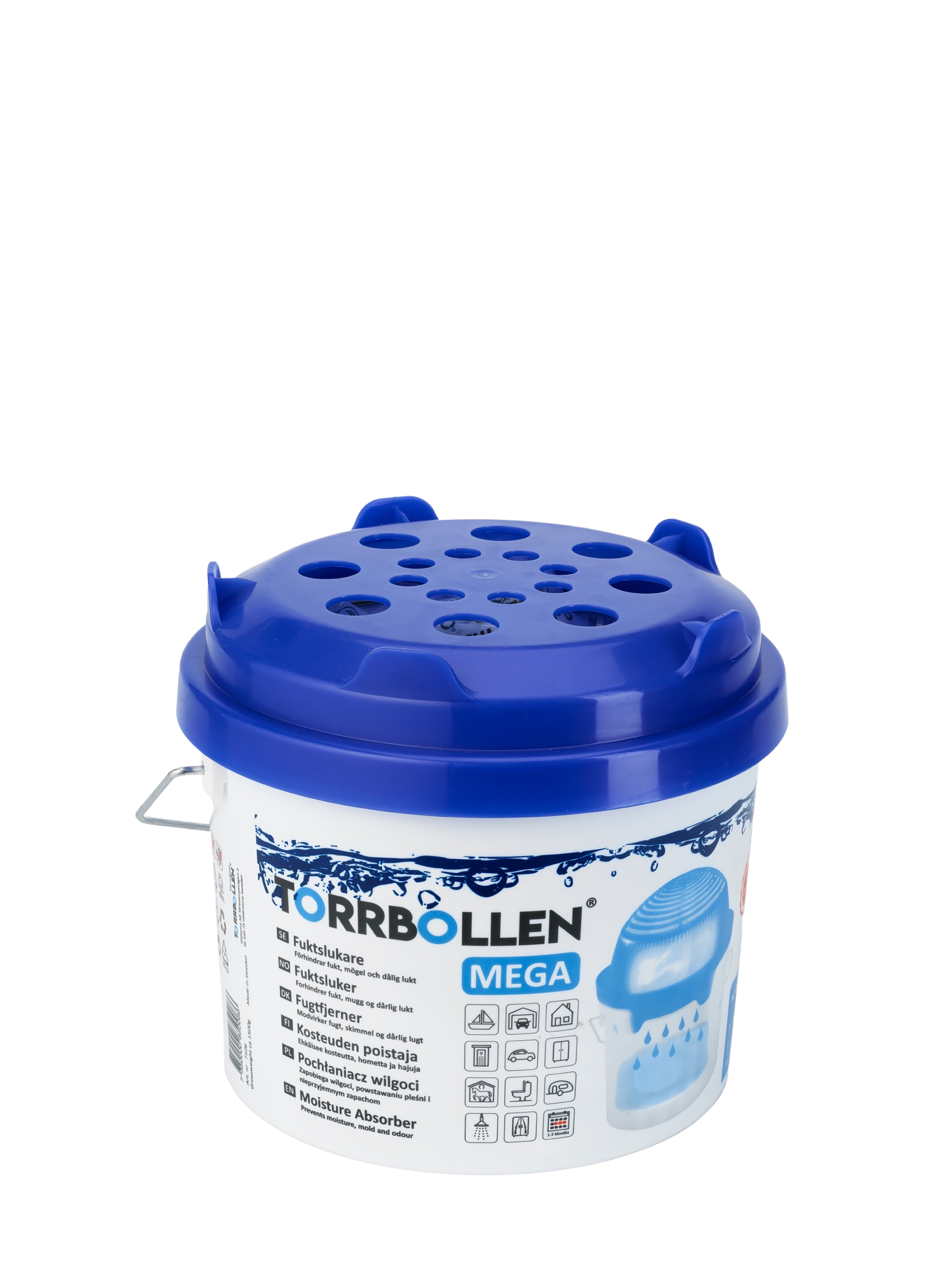 Torrbollen Dehumidifier Mega Bucket W/3 Refill - Reinigung 7350000850086