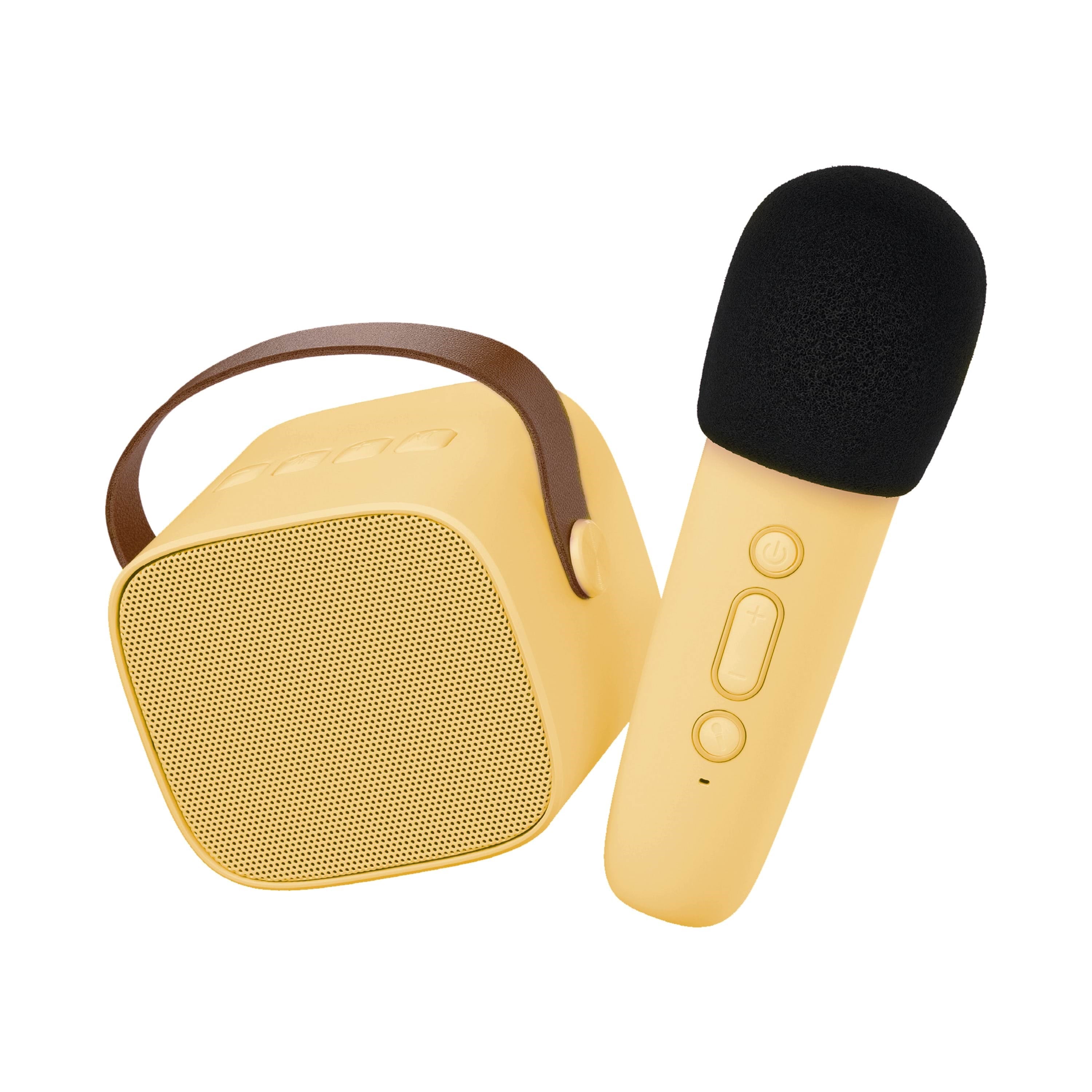 Lalarma Karaoke Set - Yellow - Musik Lalar-speakblmich-yellow