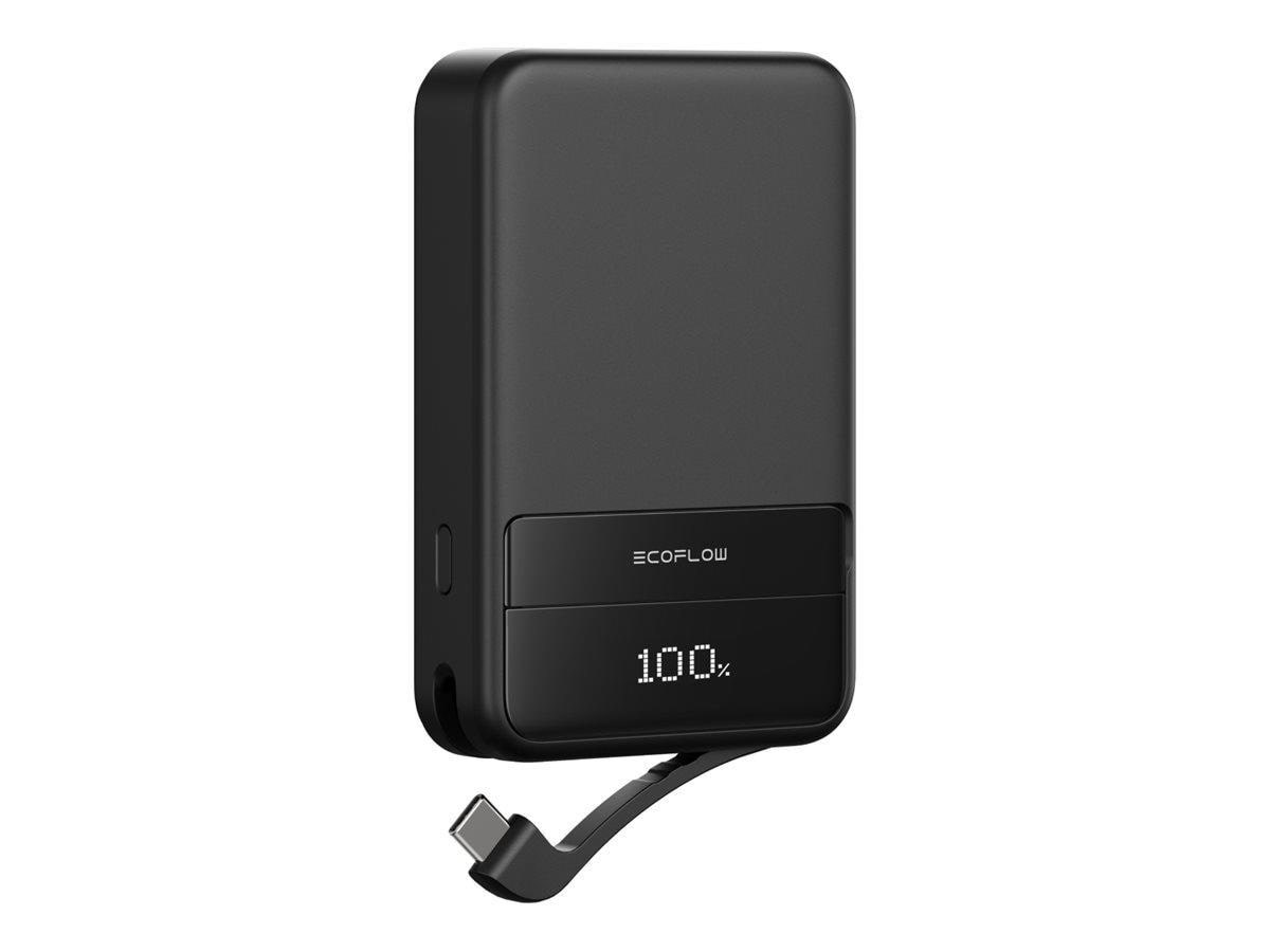 Ecoflow Rapid 10k - 30w- Qi2 Wireless Charging - 10000 Mah - Powerbank Akku Schwarz Ef-rapid10000-b-eu