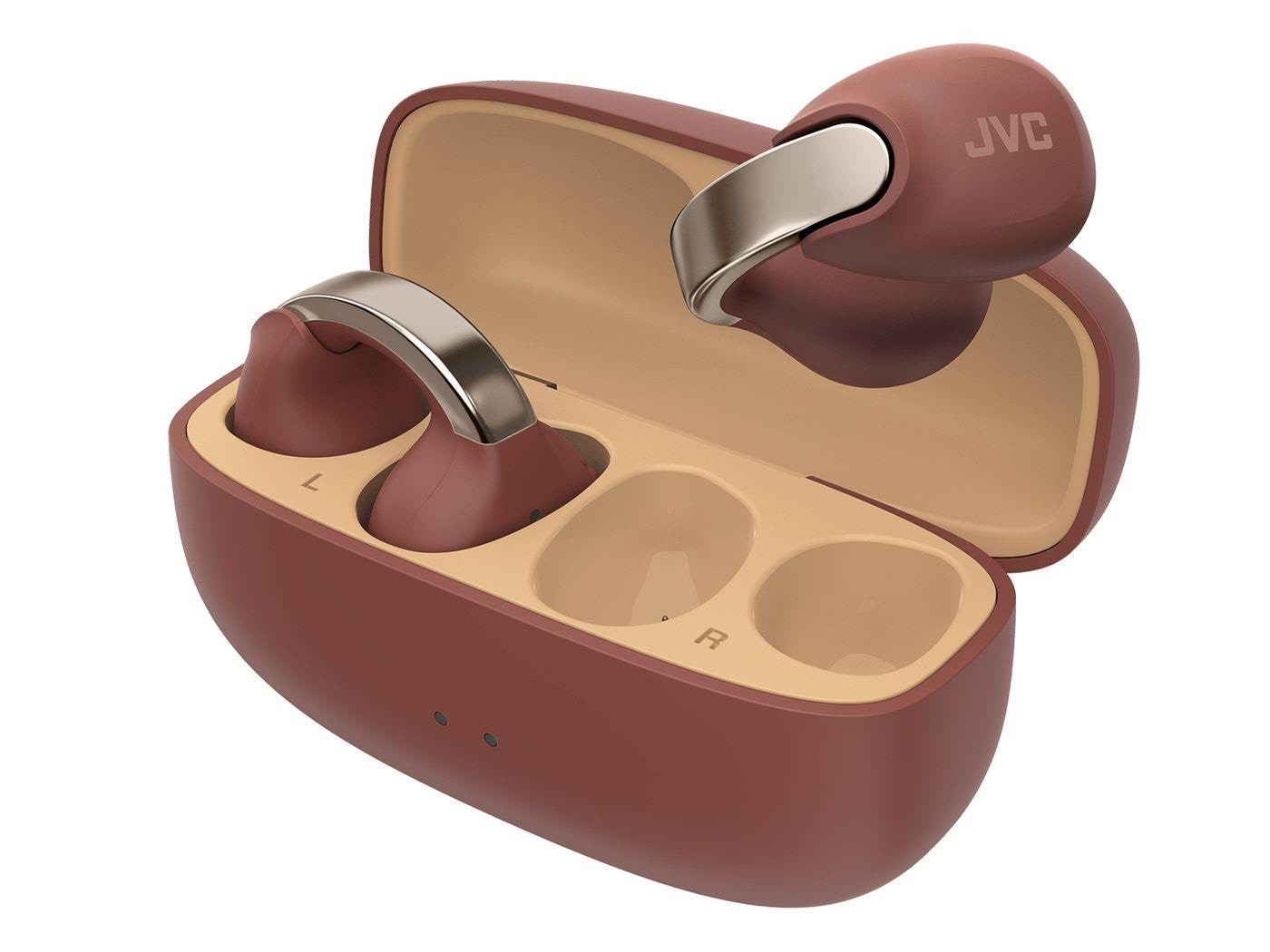 Kopfhörer - Jvc Open Ear Nearphone True Wireless Headphones - Maroon - Kopfhoerer/headsets