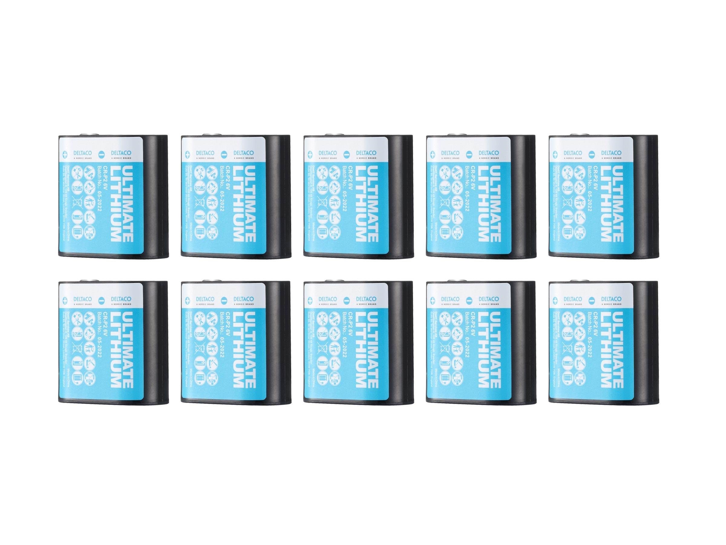 Deltaco Ultimate Lithium Battery Cr-p2 - 10-pack - Batterien Und Akkus Ultb-crp2-10p