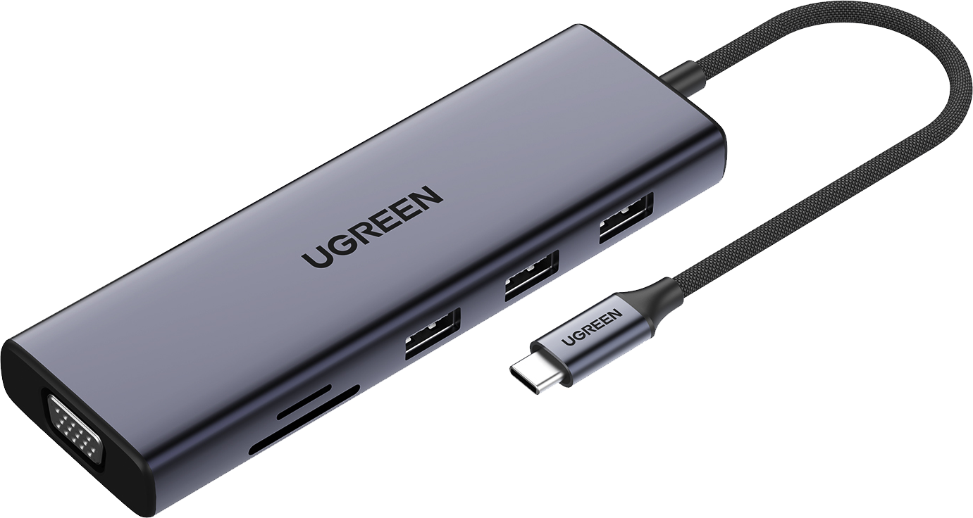 Ugreen 9-in-1 Usb-c Multifunction Adapter - Dockingstationen