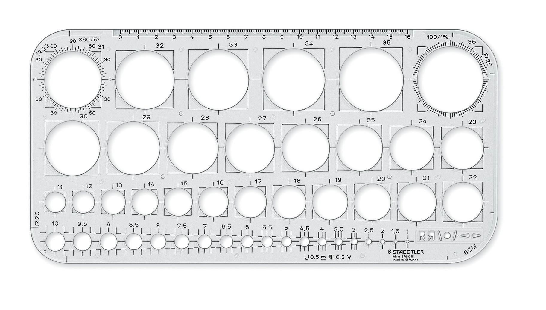 Staedtler Mars Circles - Schul Zubehoer 576 01f