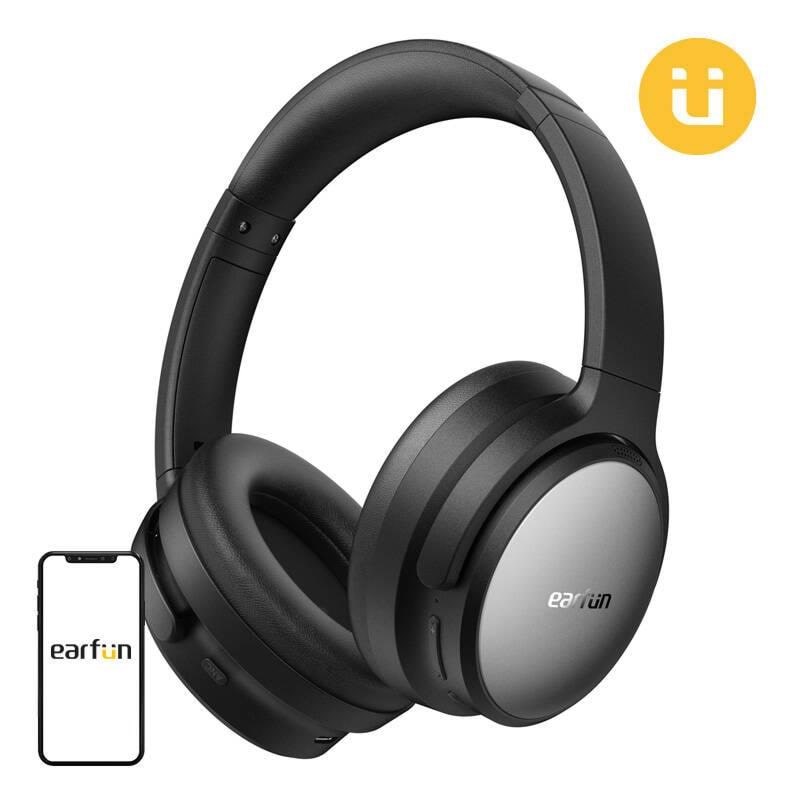 Kopfhörer - Earfun Tune Pro Wireless Headphones (Black) - Kopfhoerer/headsets