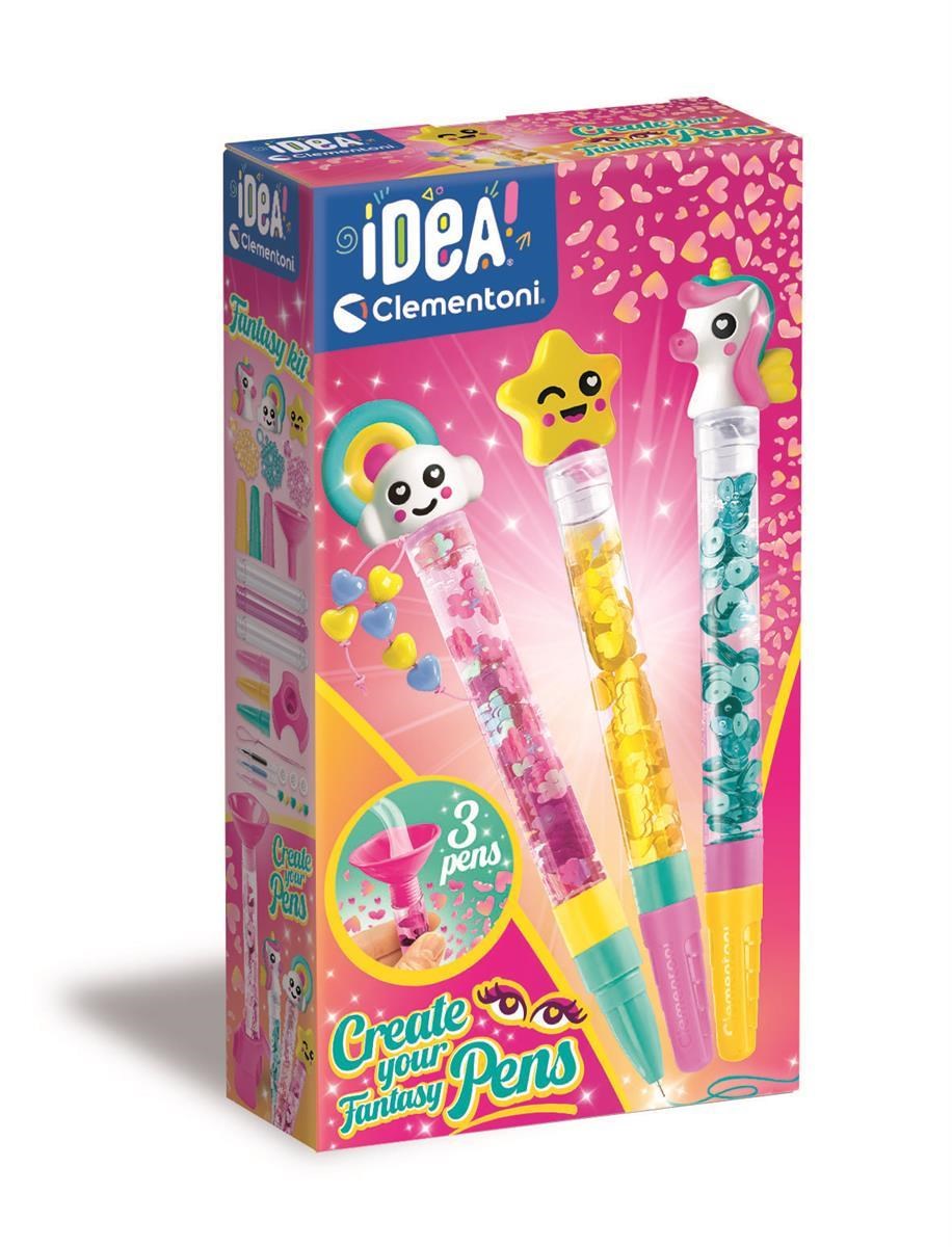 Clementoni Create Your Pens 3-pack Fantasy - Kreativ Spiele