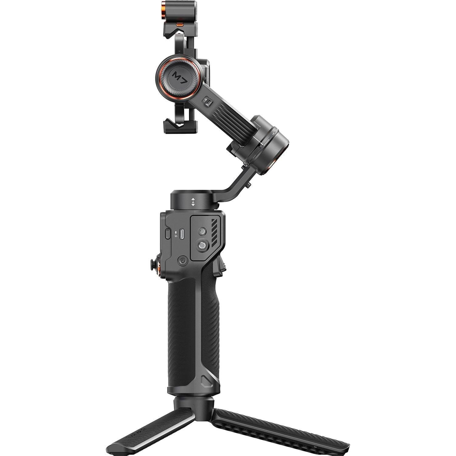 Hohem Smartphone Gimbal Isteady M7 Black Kit With AI - Tripods Stative Hpg-m7