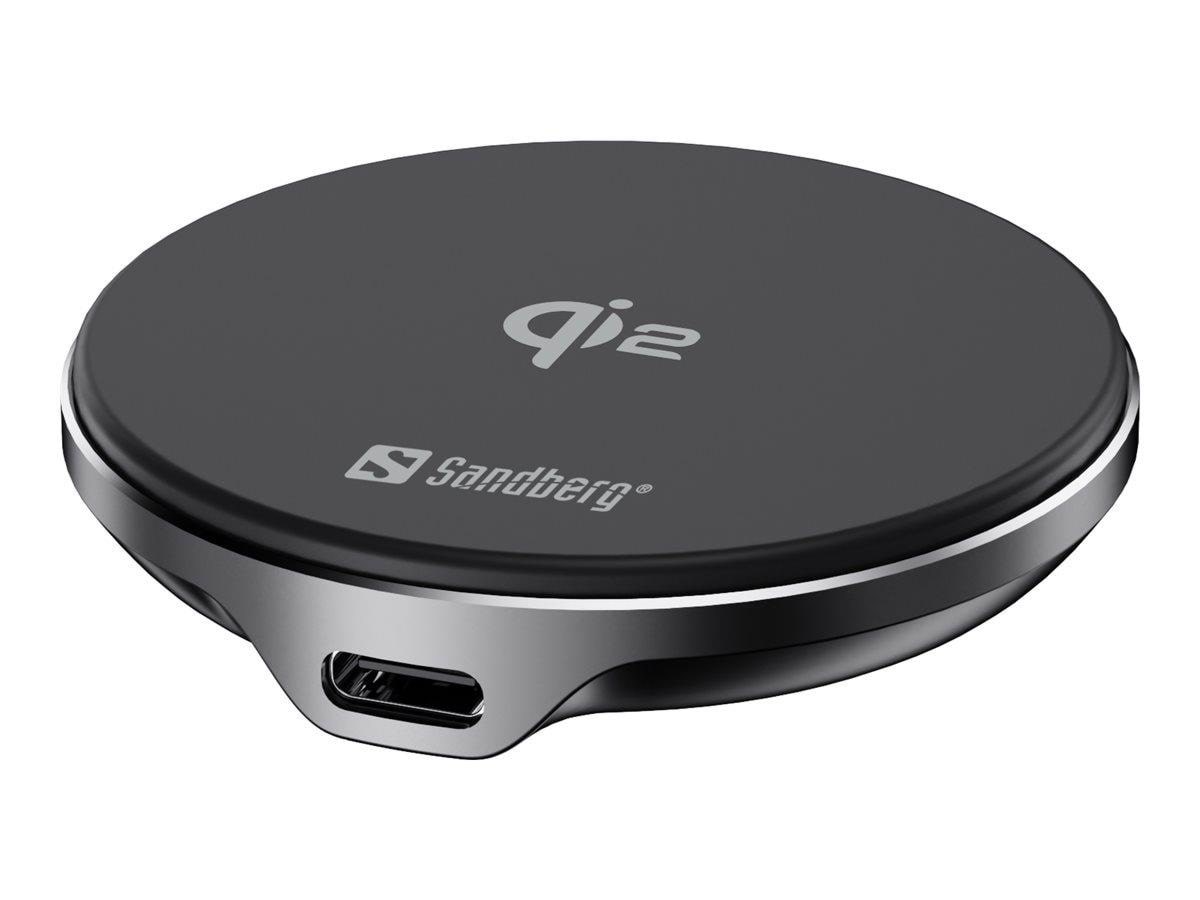 Sandberg Wireless Charger Mag Qi2 15w - Handys Adapter Und Ladegeraete