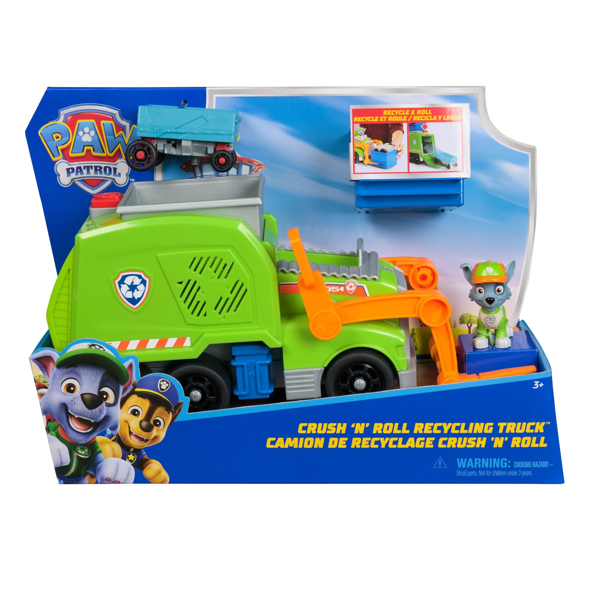 Paw Patrol Rocky Crush N' Roll Recycling Truck - Figuren 6071248