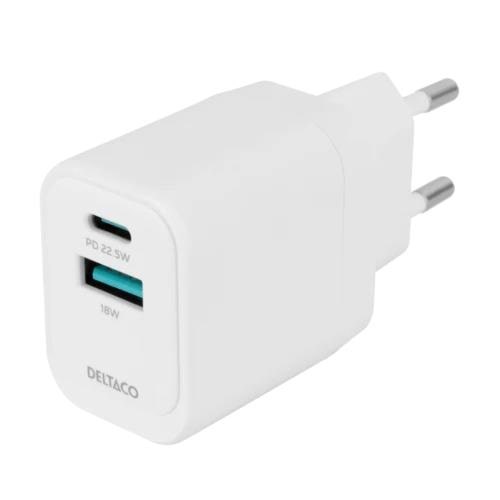 Deltaco Usb Wall Charger - Handys Adapter Und Ladegeraete Usbc-ac154