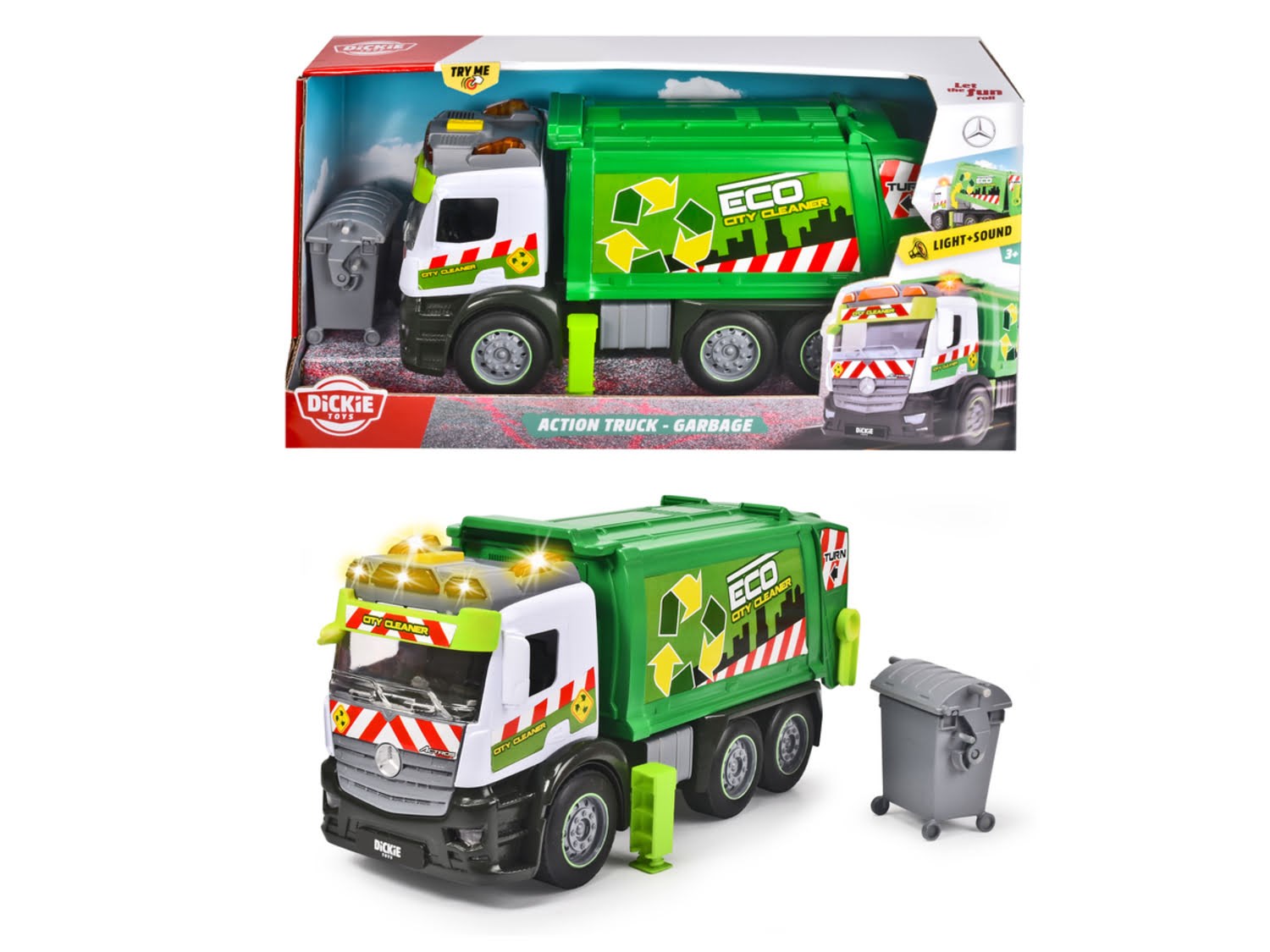 Dickie Action Truck - Garbage - Spielzeugauto